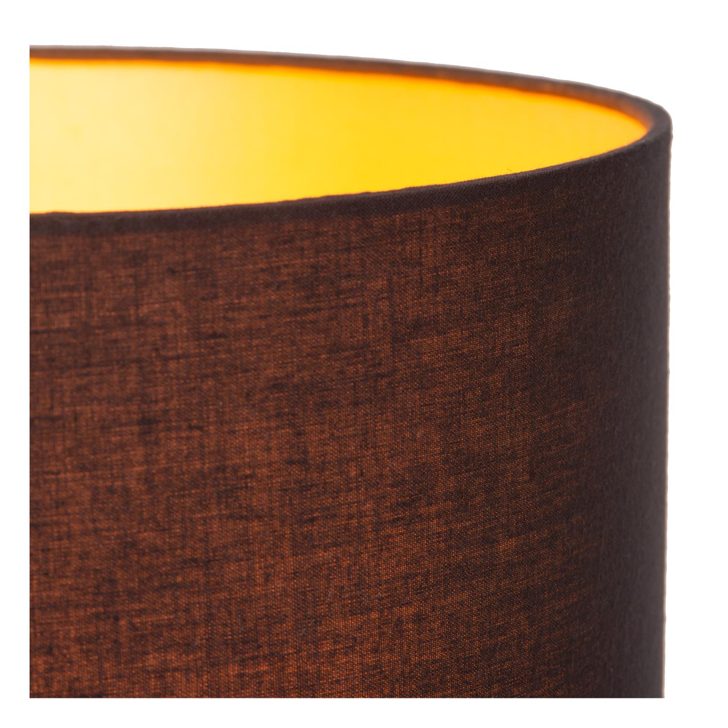 Maya Floor Lamp - Matt Black/Black Linen