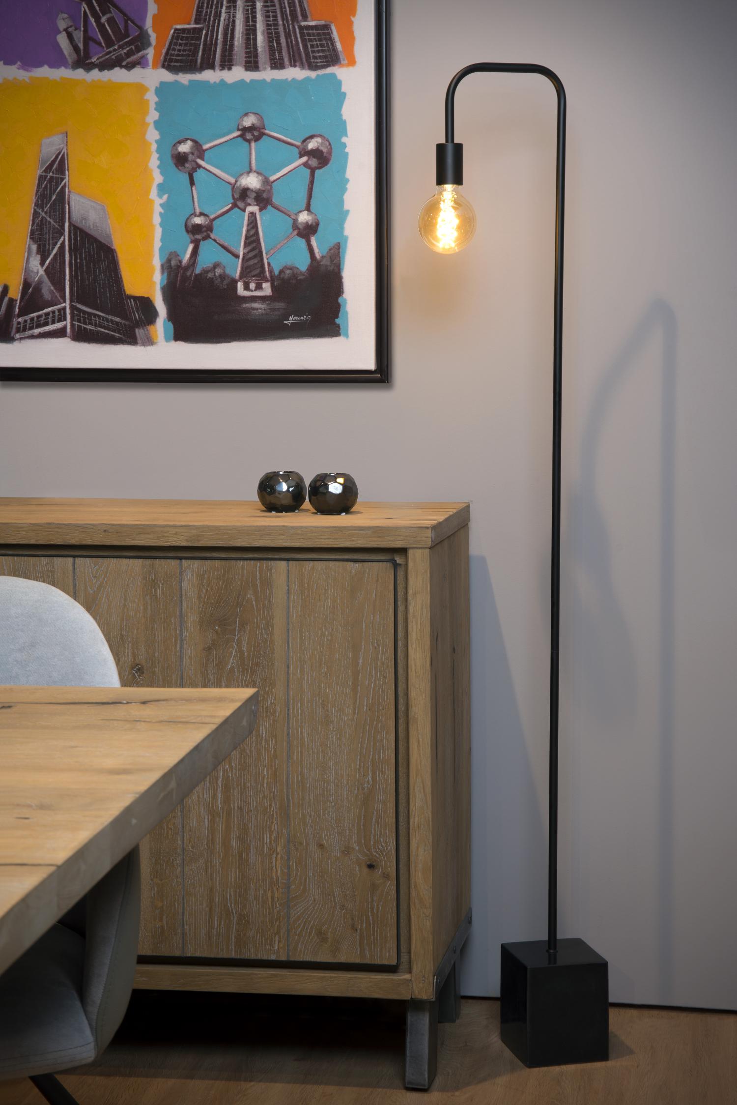 Lorin Floor Lamp - Matt Black