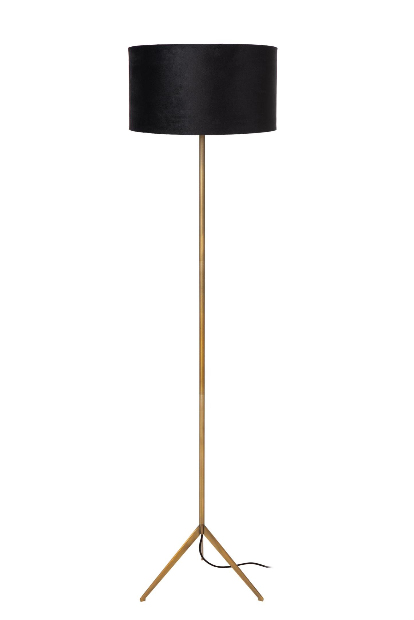 Tondo Floor Lamp - Brushed Gold/Matt Black