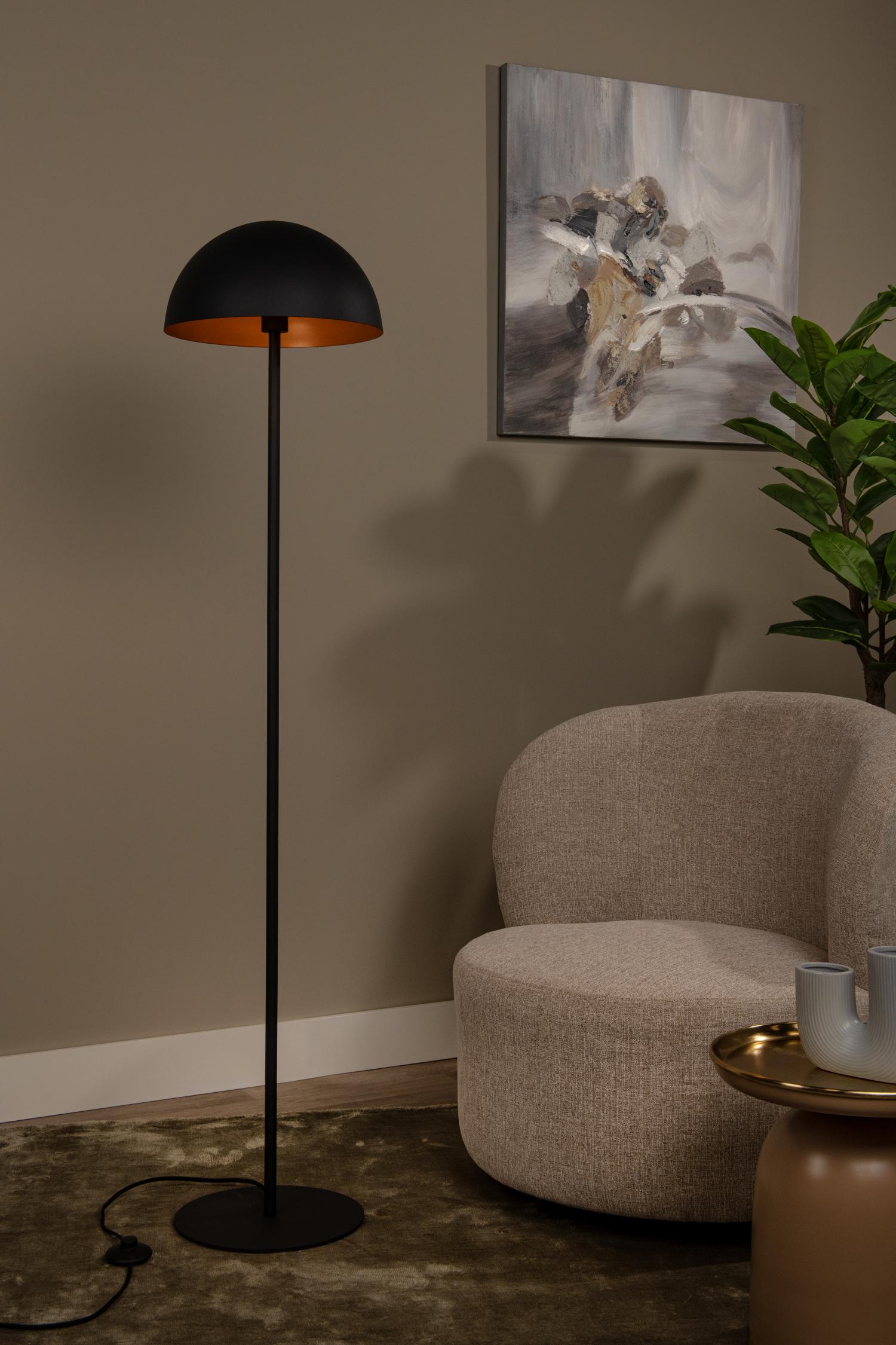 Siemon Floor Lamp - Matt Black