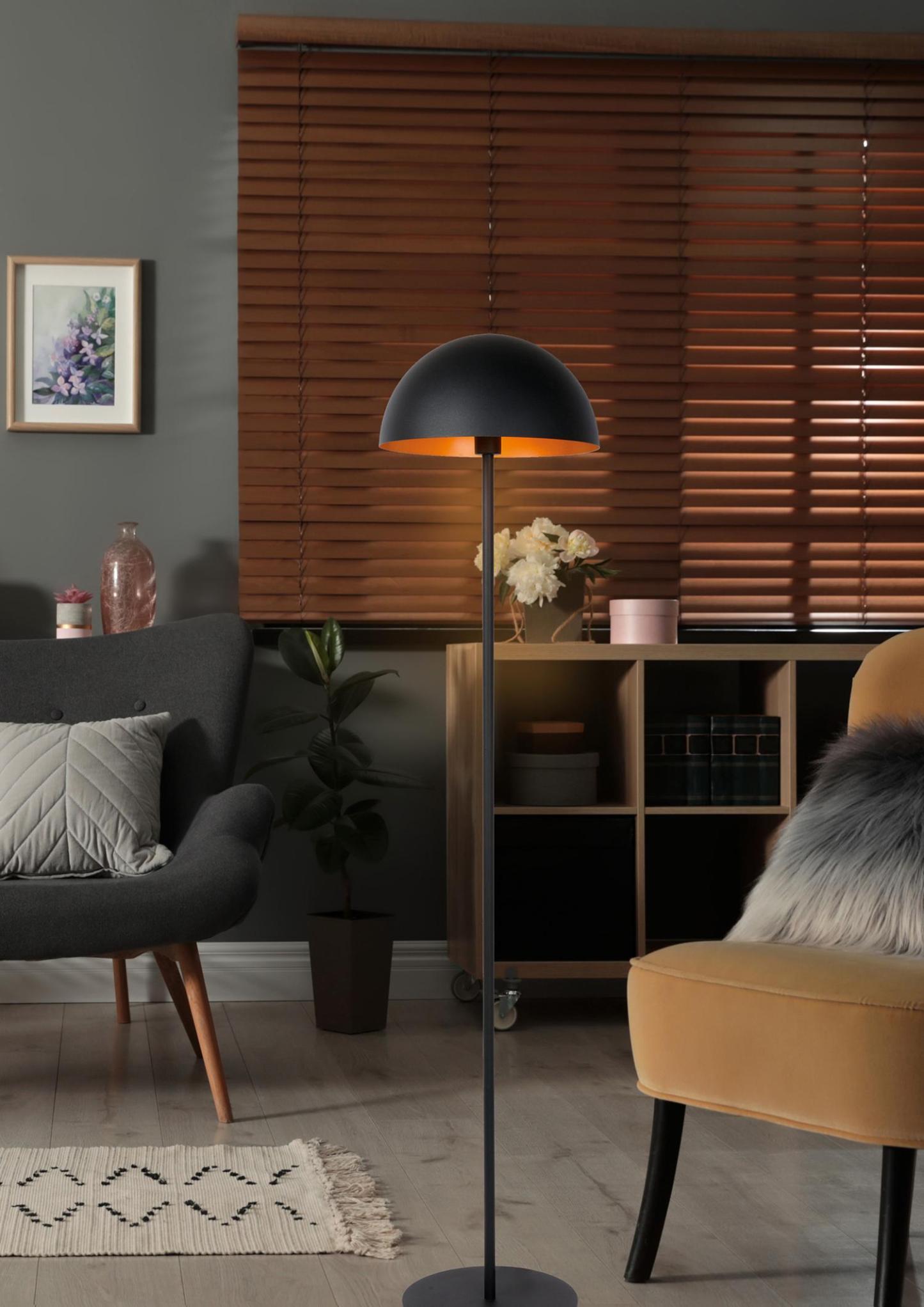 Siemon Floor Lamp - Matt Black