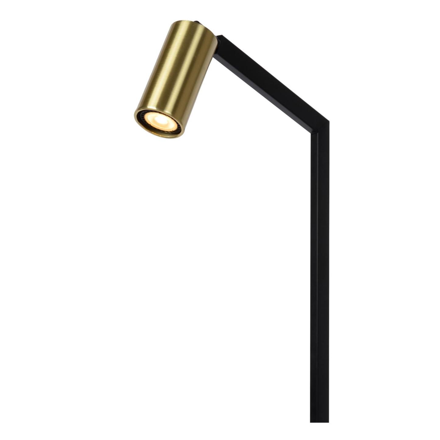 Sybil Floor Lamp - Matt Black/Brushed Gold