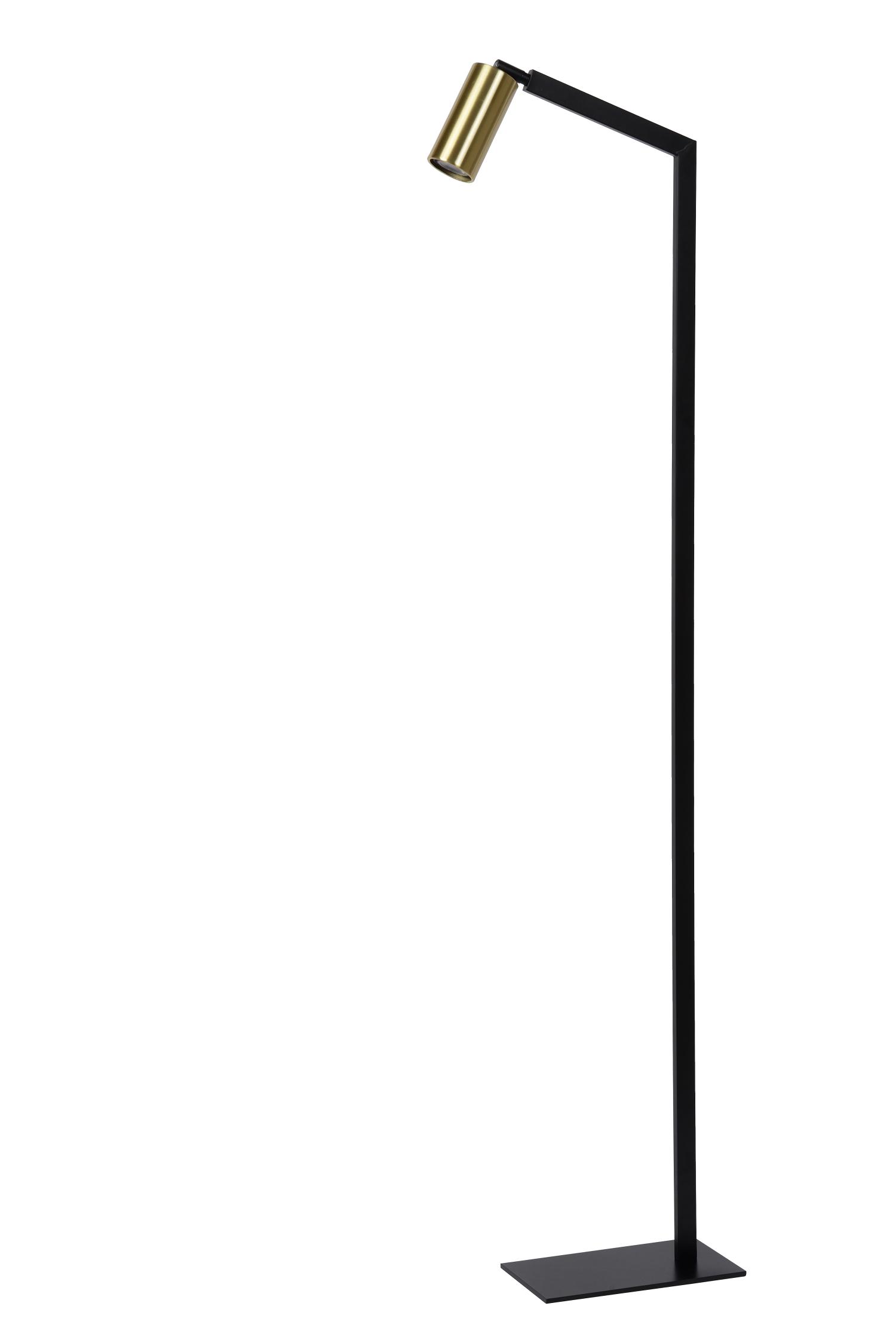 Sybil Floor Lamp - Matt Black/Brushed Gold