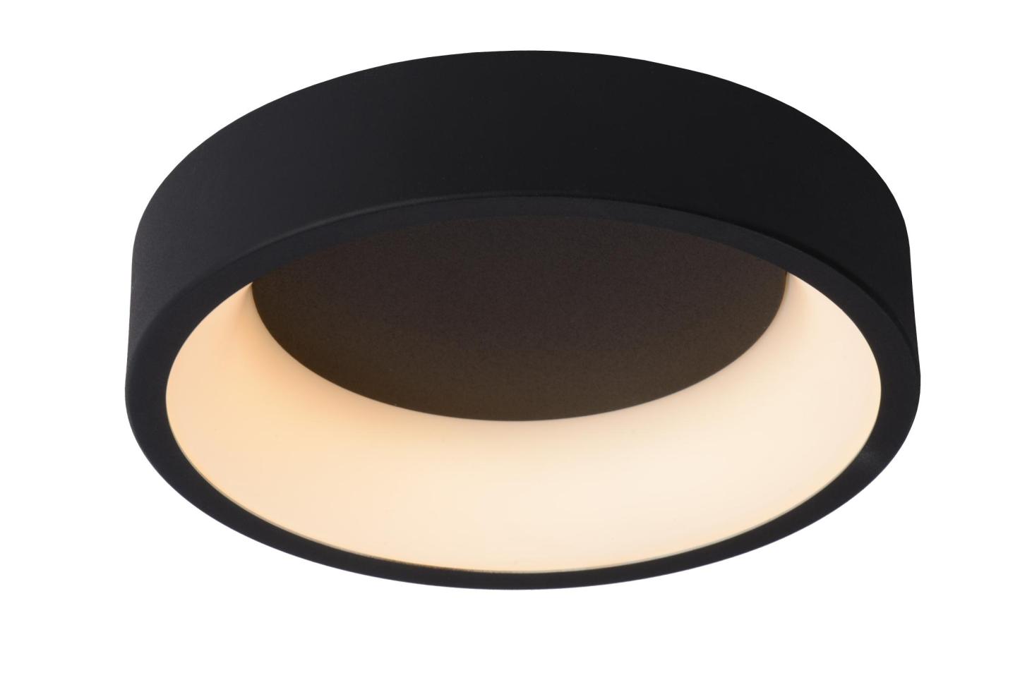 Talowe Ceiling Lights - Matt Black/Opal - 300mm Diameter