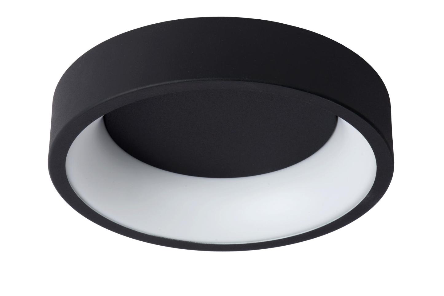 Talowe Ceiling Lights - Matt Black/Opal - 300mm Diameter