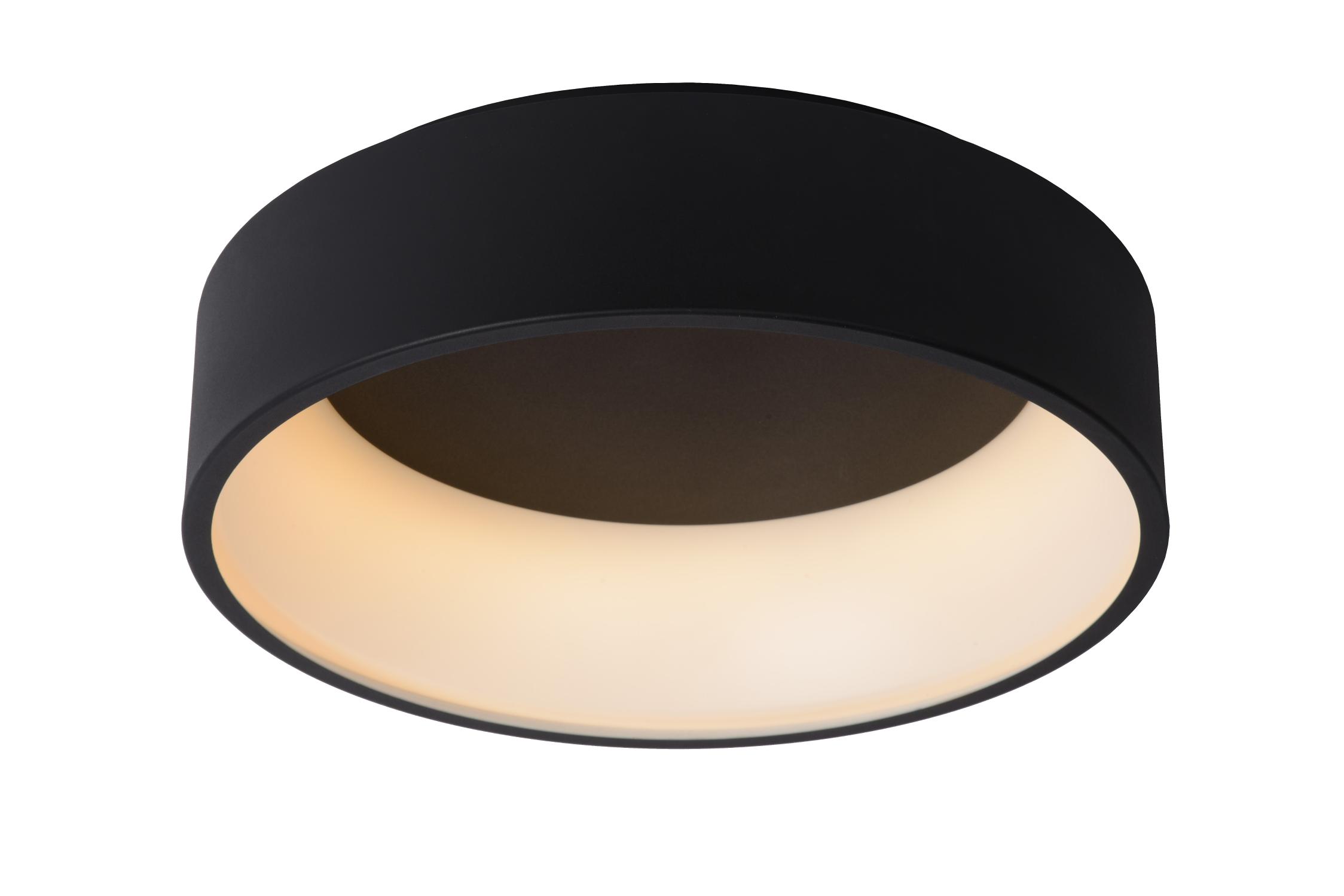 Talowe Ceiling Lights - Matt Black/Opal - 455mm Diameter