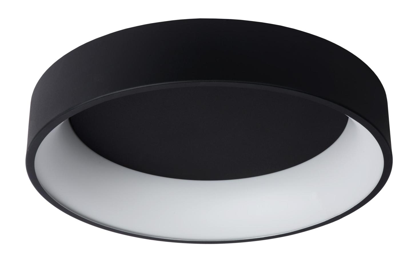 Talowe Ceiling Lights - Matt Black/Opal - 600mm Diameter
