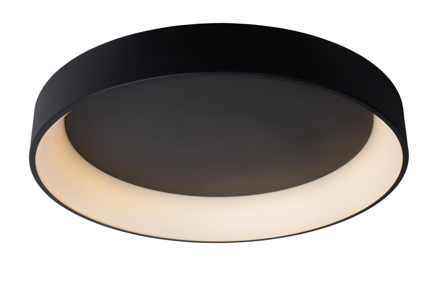 Talowe Ceiling Lights - Matt Black/Opal - 800mm Diameter