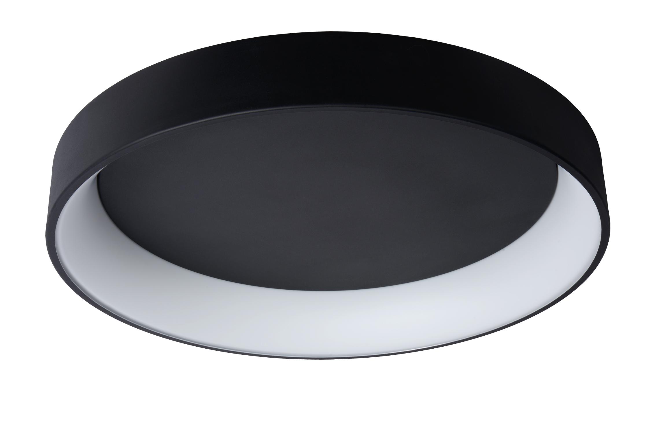 Talowe Ceiling Lights - Matt Black/Opal - 800mm Diameter
