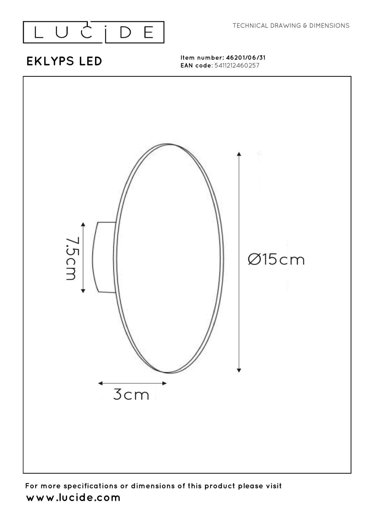 Eklyps Wall Lights - Brushed Gold/Opal