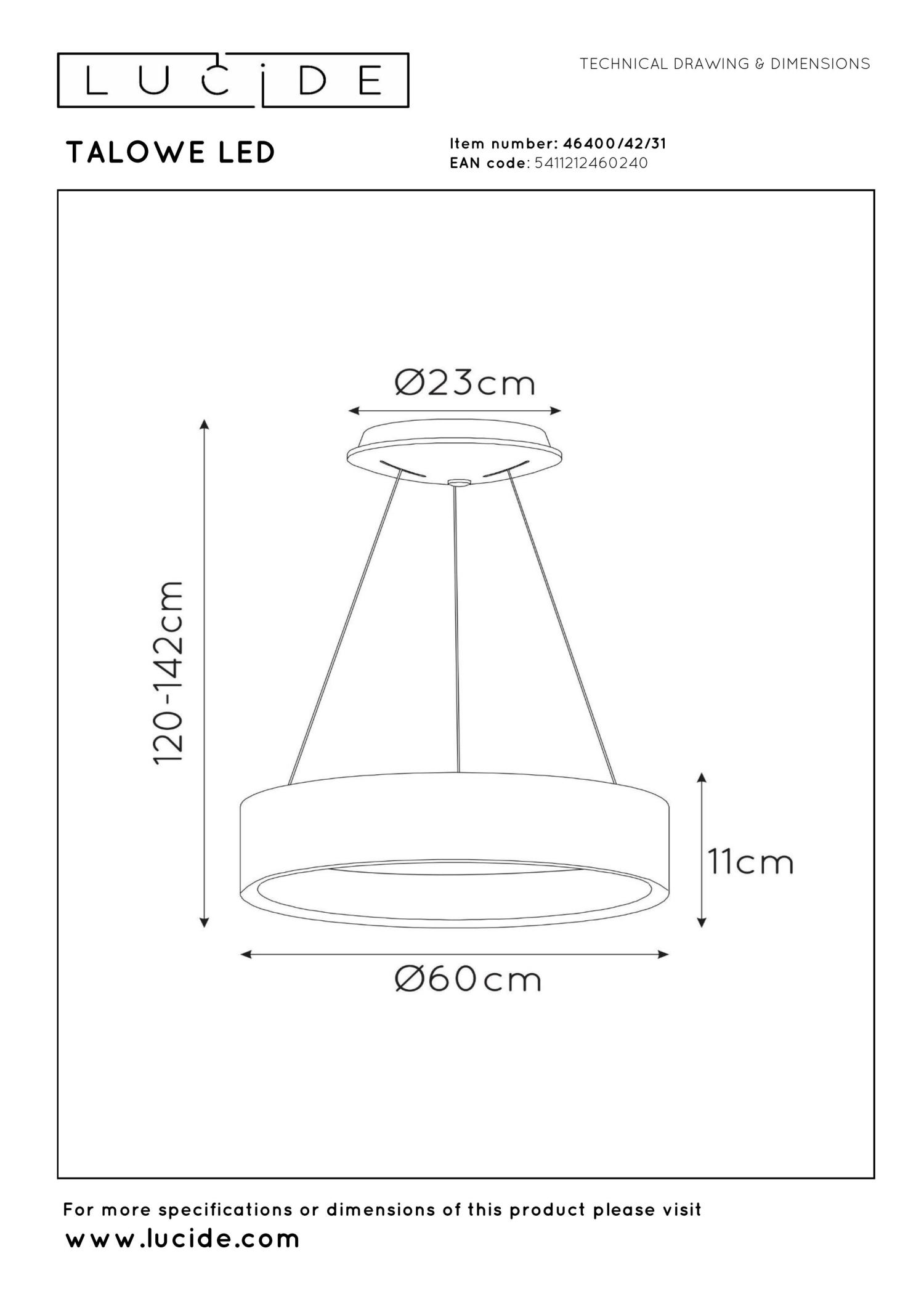 Talowe Ceiling Lights - Matt Black/Opal