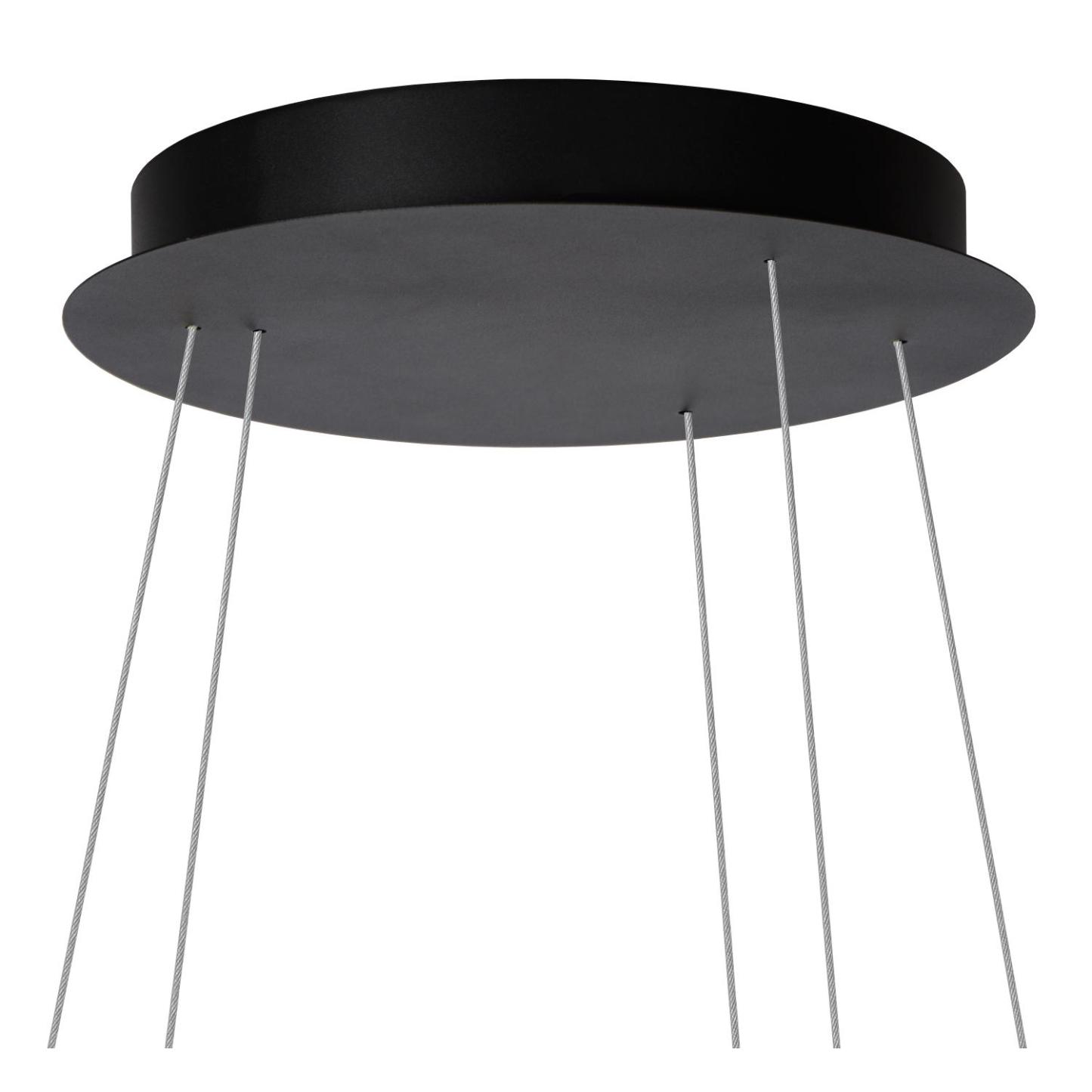 Triniti Ceiling Lights - Matt Black/Opal