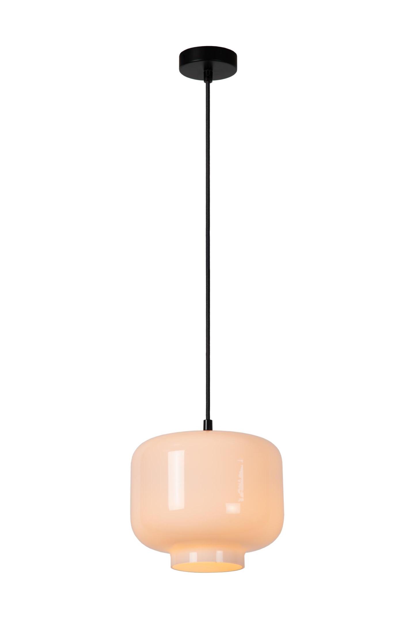 Medine Ceiling Lights - Matt Black/Opal