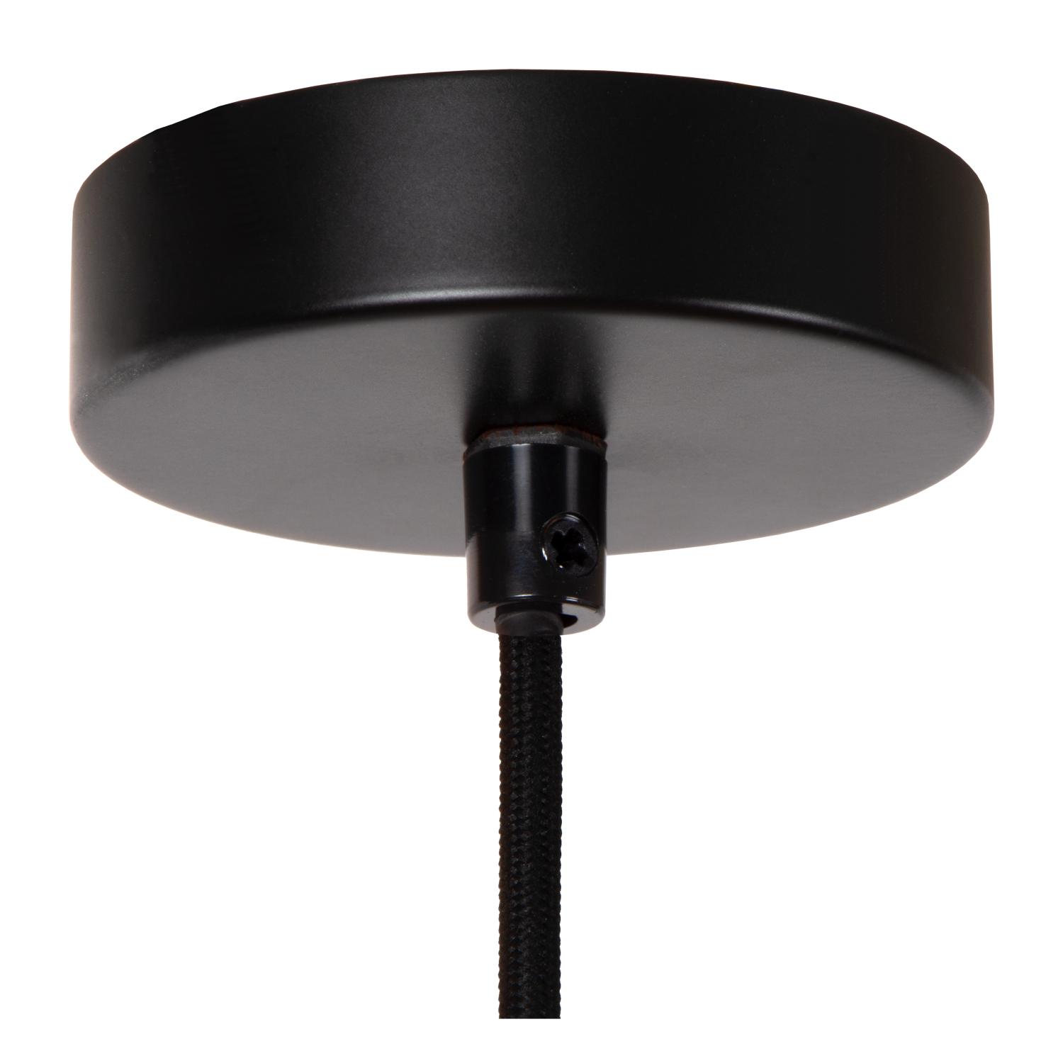 Medine Ceiling Lights - Matt Black/Opal