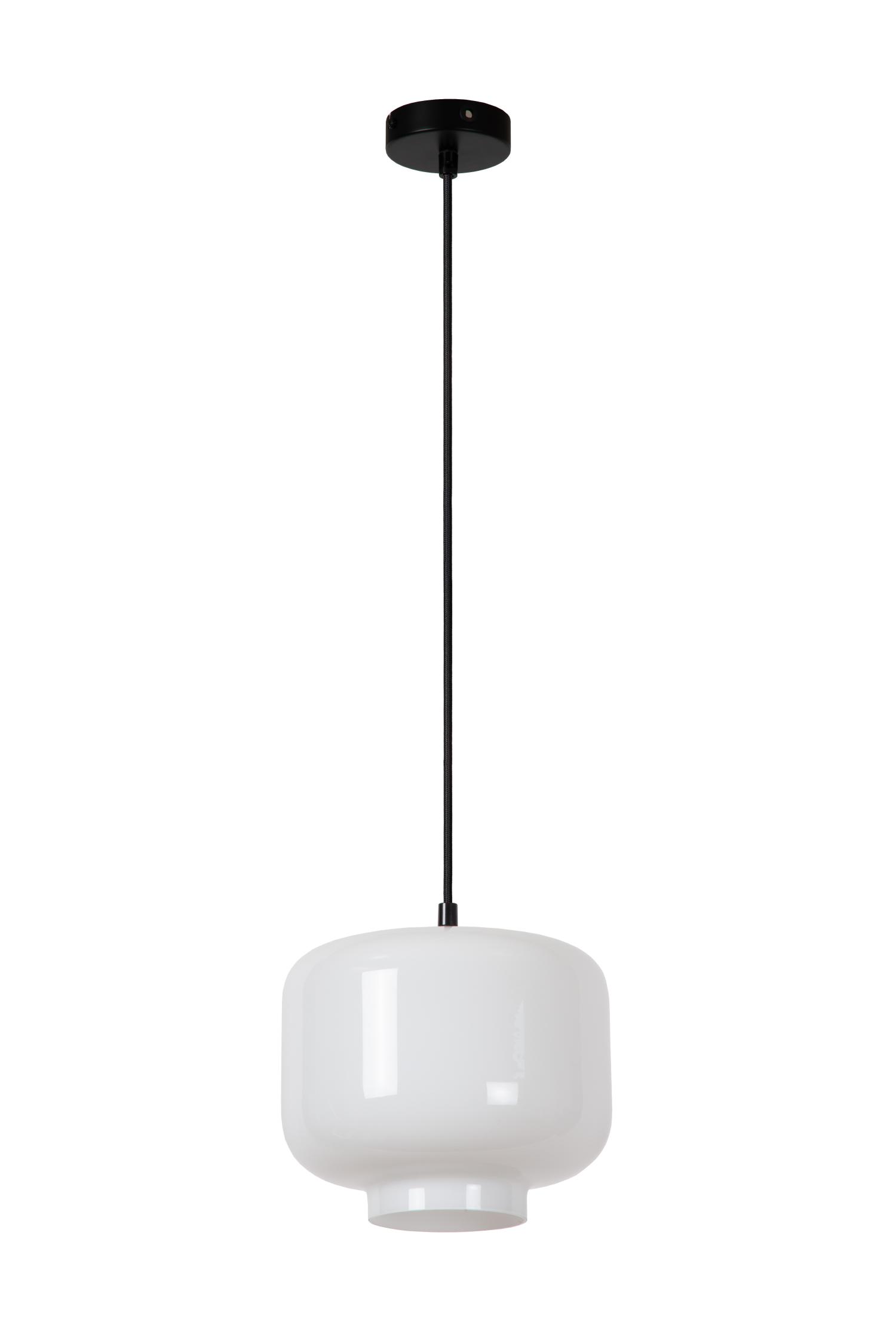 Medine Ceiling Lights - Matt Black/Opal
