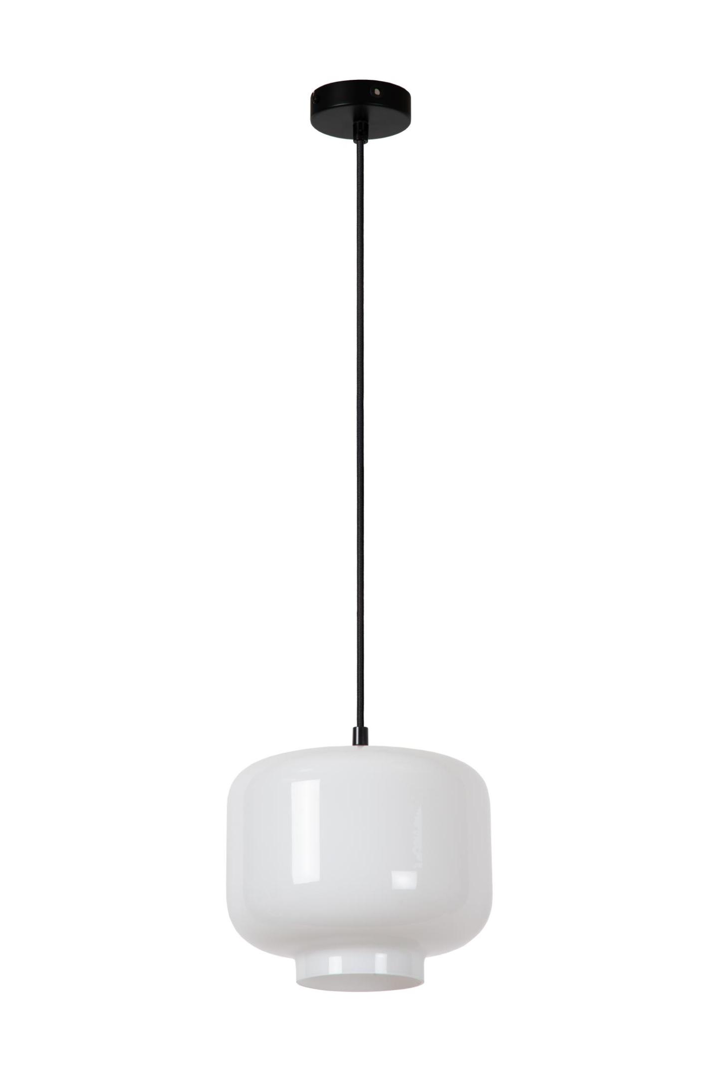 Medine Ceiling Lights - Matt Black/Opal