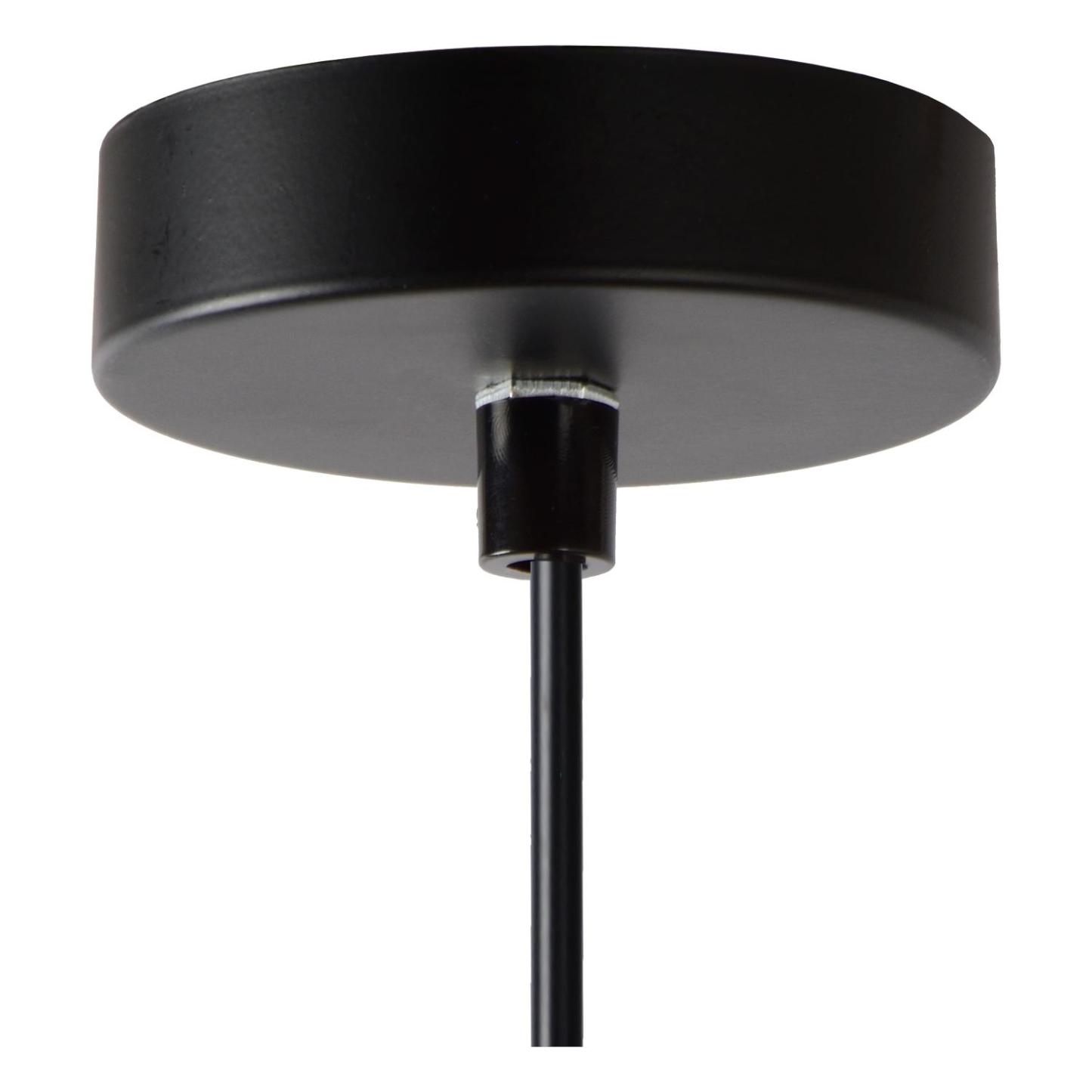 Medine Ceiling Lights - Matt Black/Opal