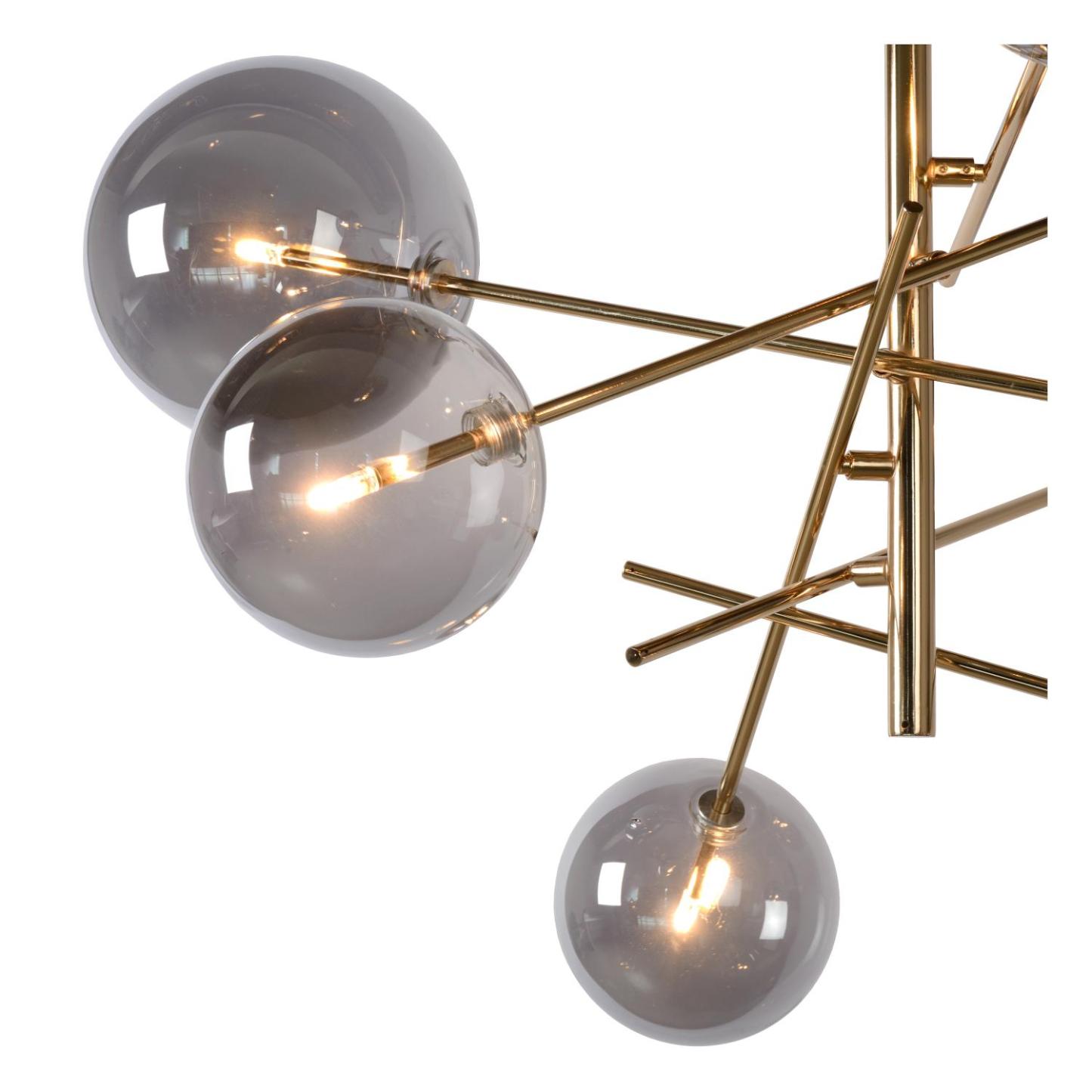 Alara Ceiling Lights - Polished Gold/Smoked Grey