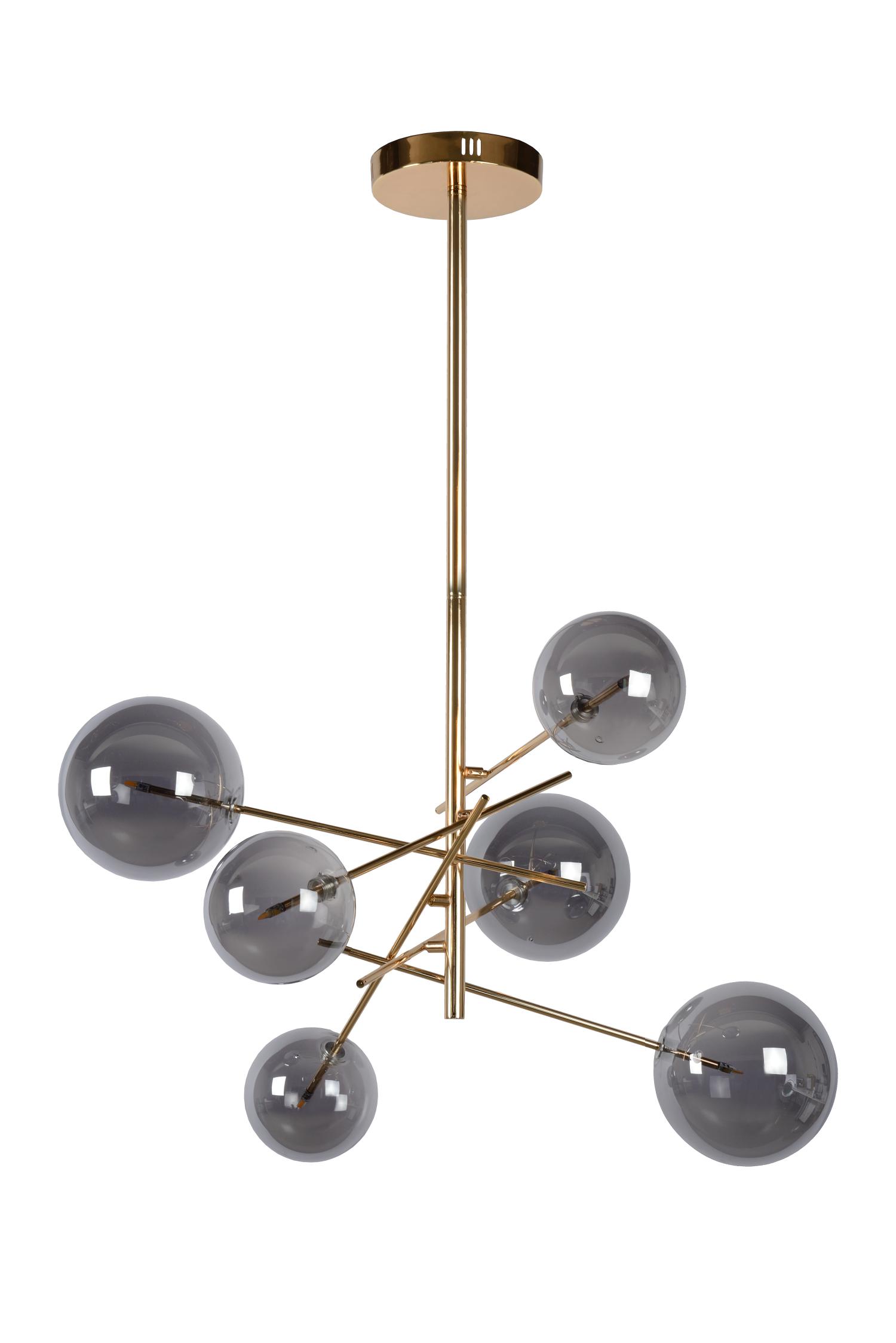 Alara Ceiling Lights - Polished Gold/Smoked Grey