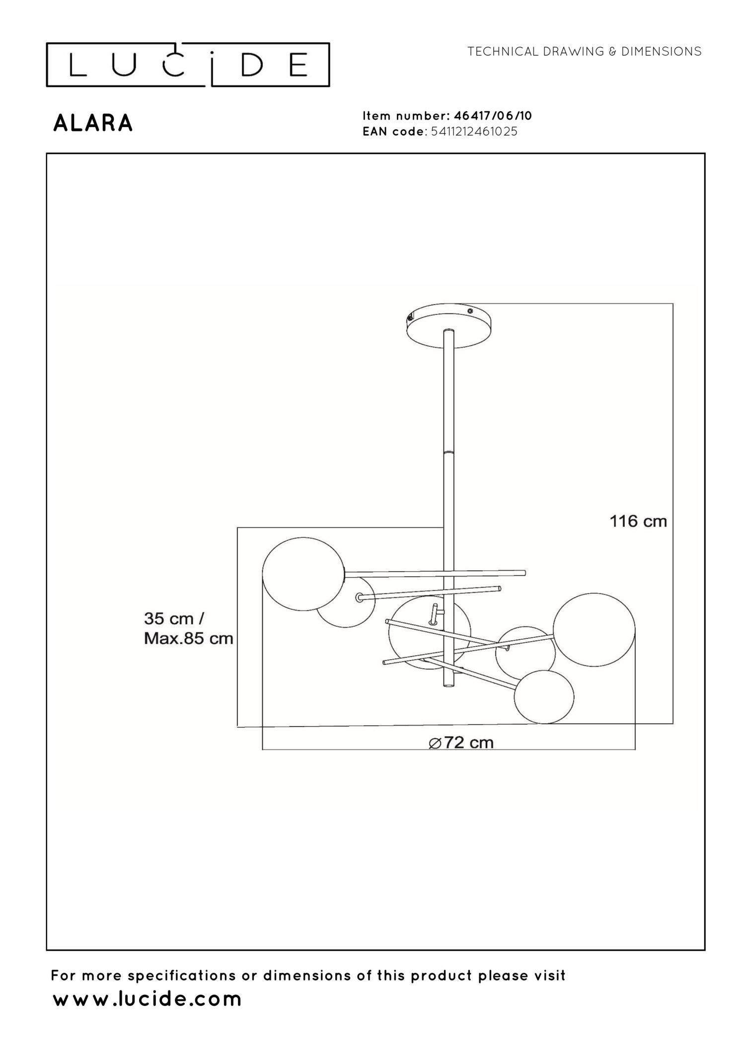 Alara Ceiling Lights - Polished Gold/Smoked Grey
