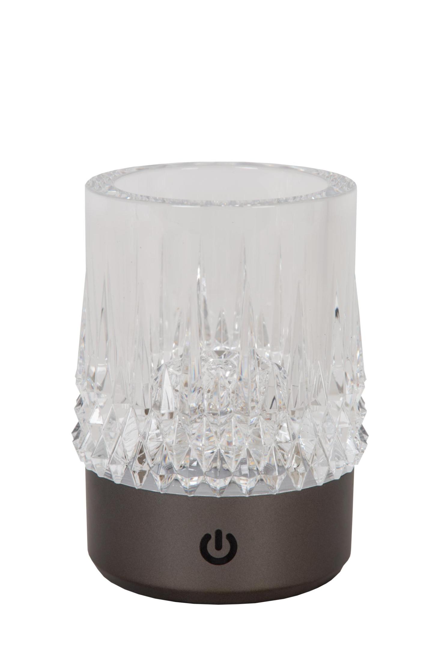 Lili Table Lamp - Matt Gold/Clear Glass