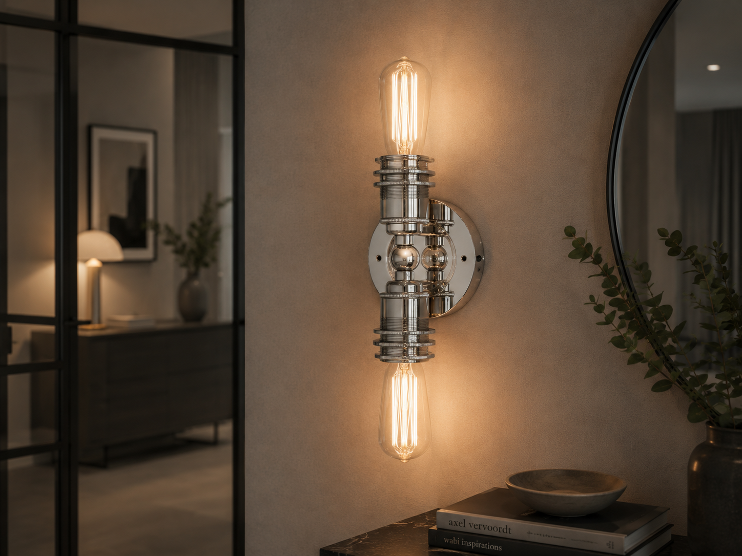 Victor Wall Light Dual Bulb E27