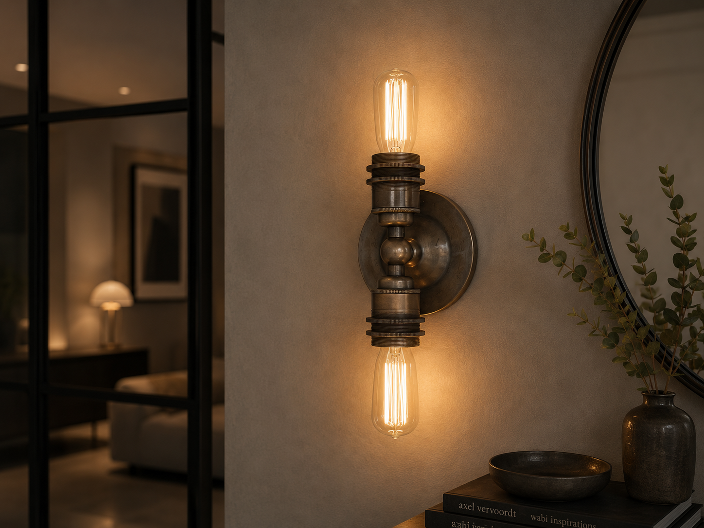 Victor Wall Light Dual Bulb E27