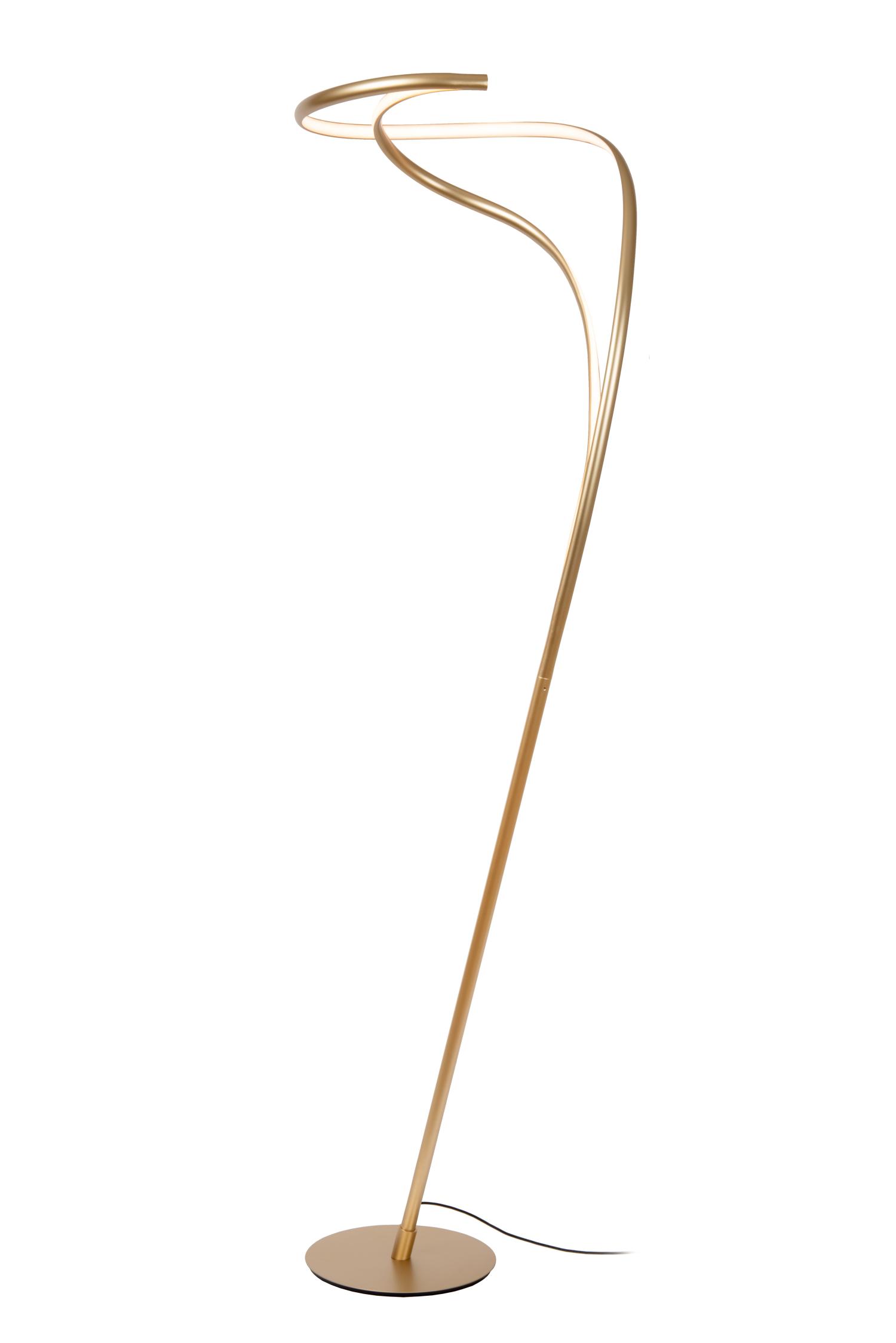 Sardana Floor Lamp - Matt Gold/Opal