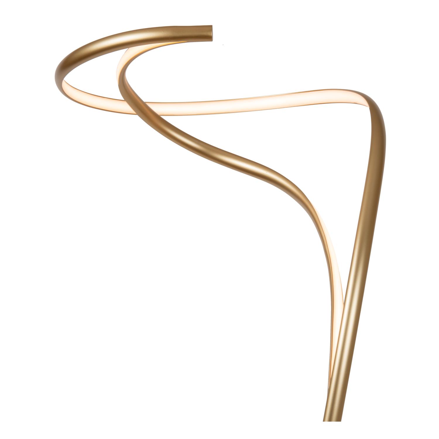 Sardana Floor Lamp - Matt Gold/Opal