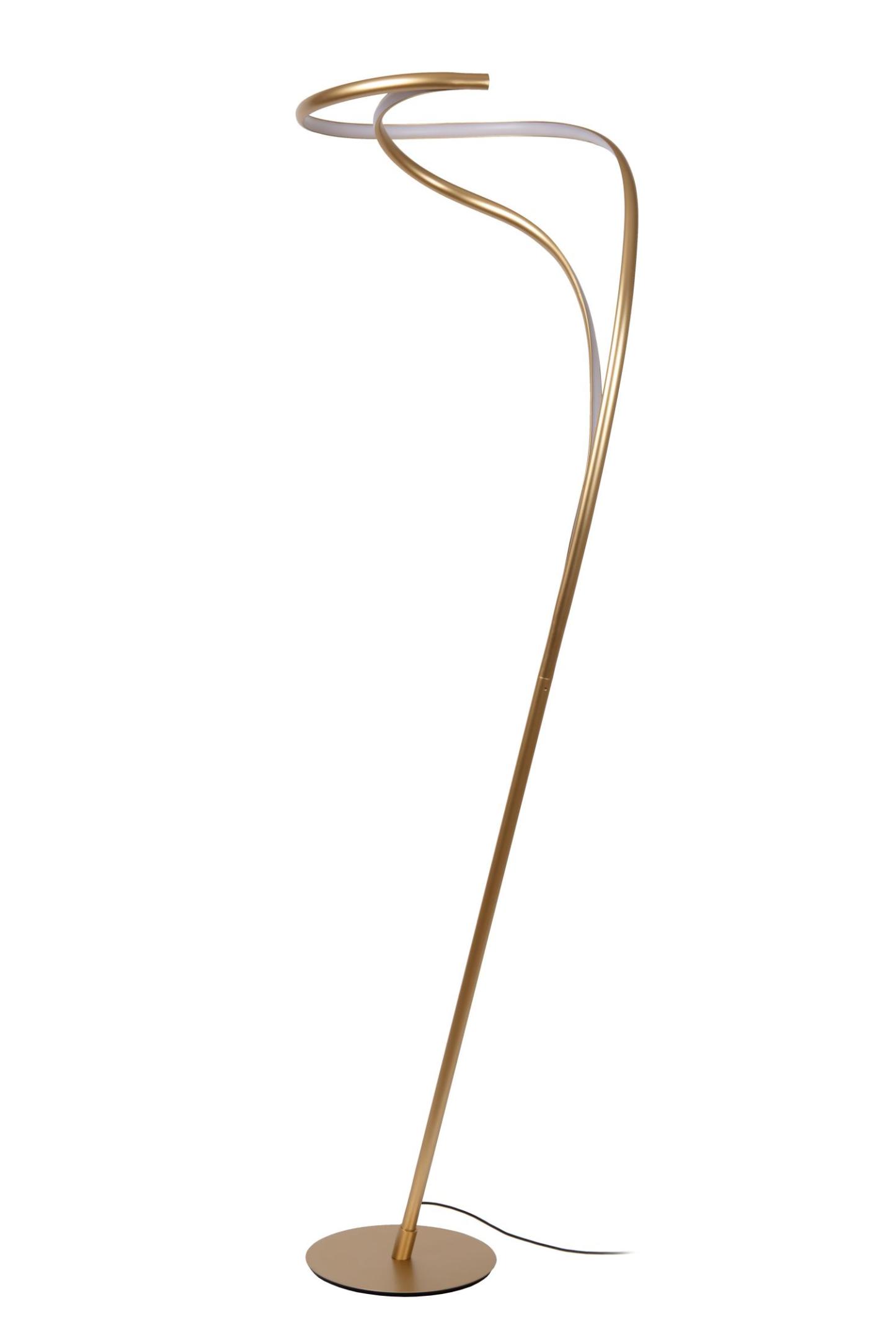 Sardana Floor Lamp - Matt Gold/Opal