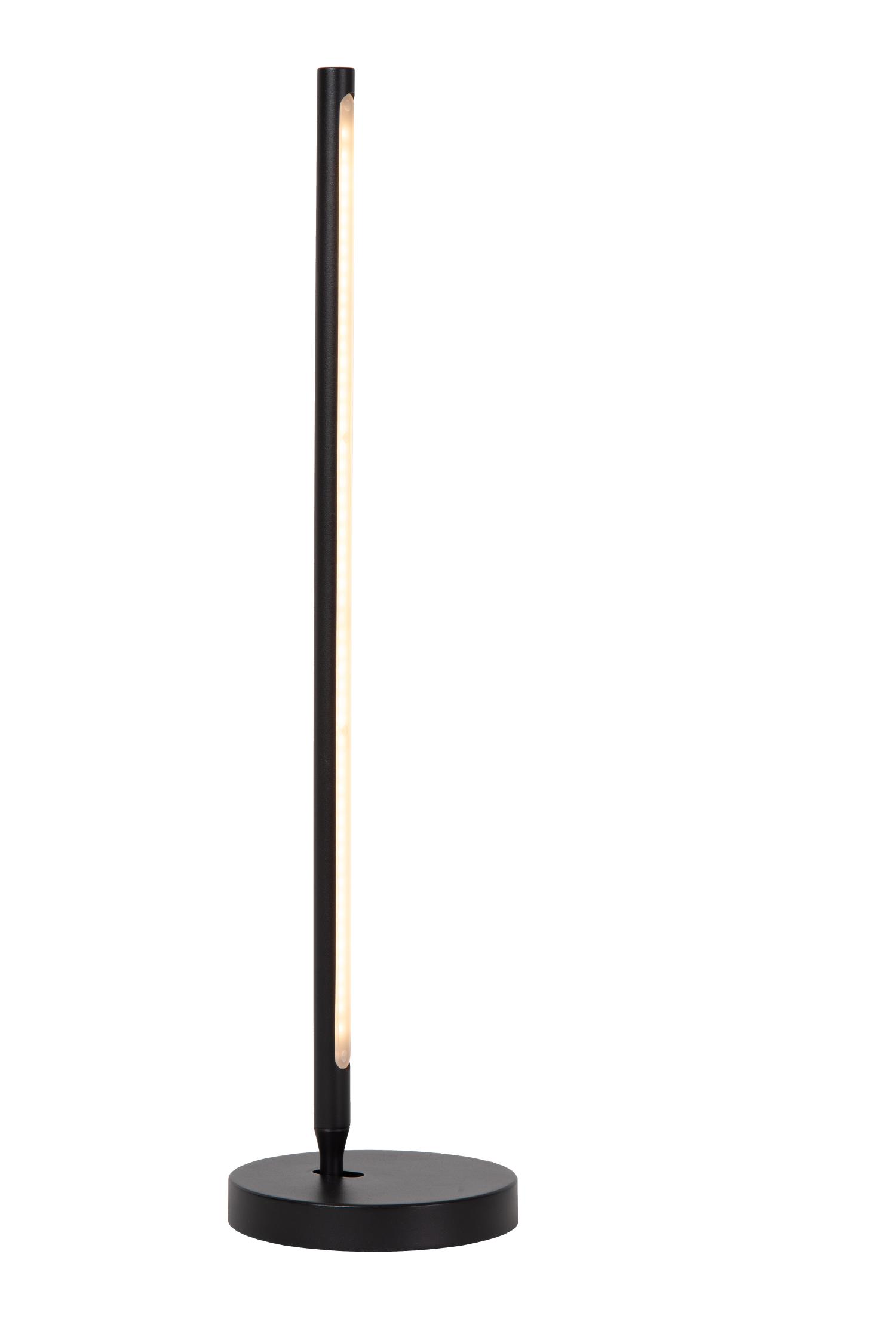 Finan Table Lamp - Matt Black/Opal