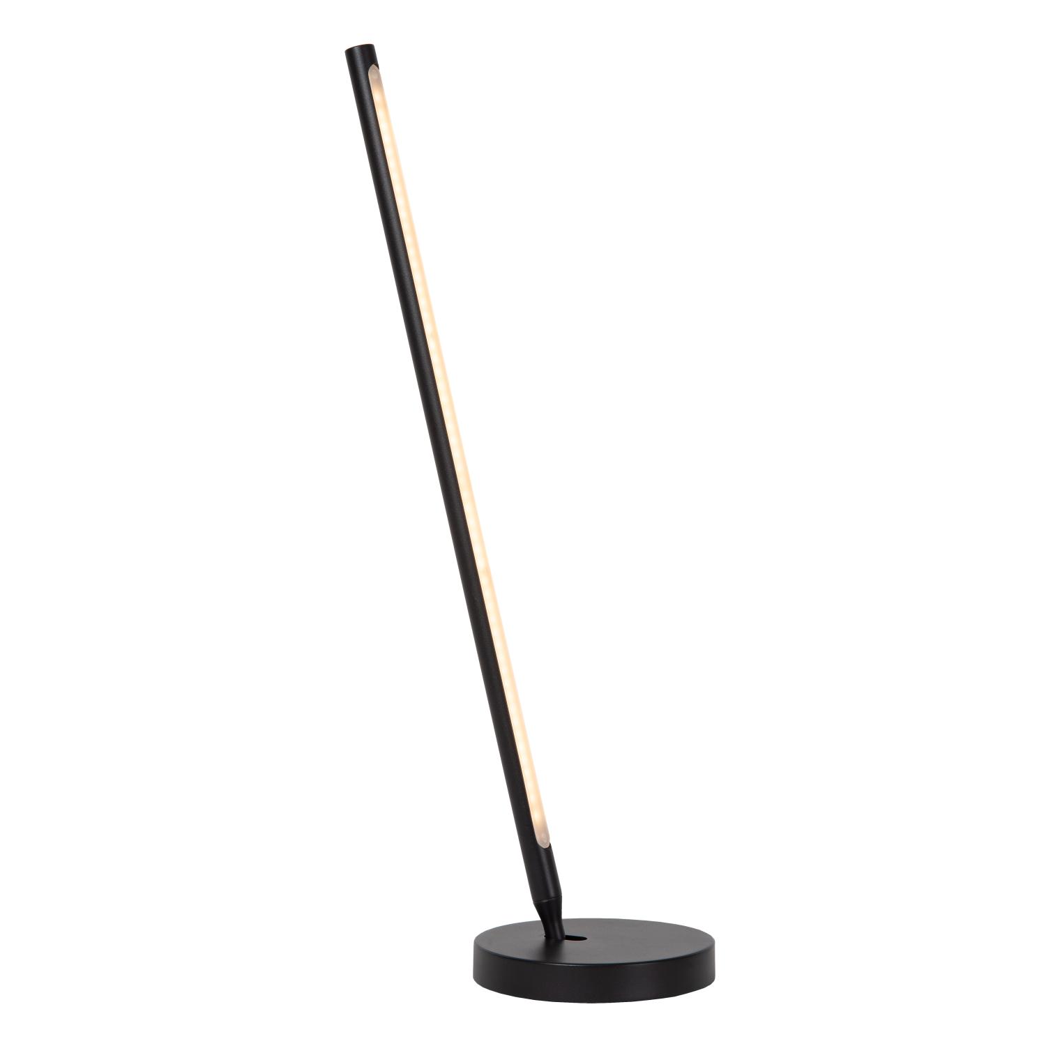 Finan Table Lamp - Matt Black/Opal