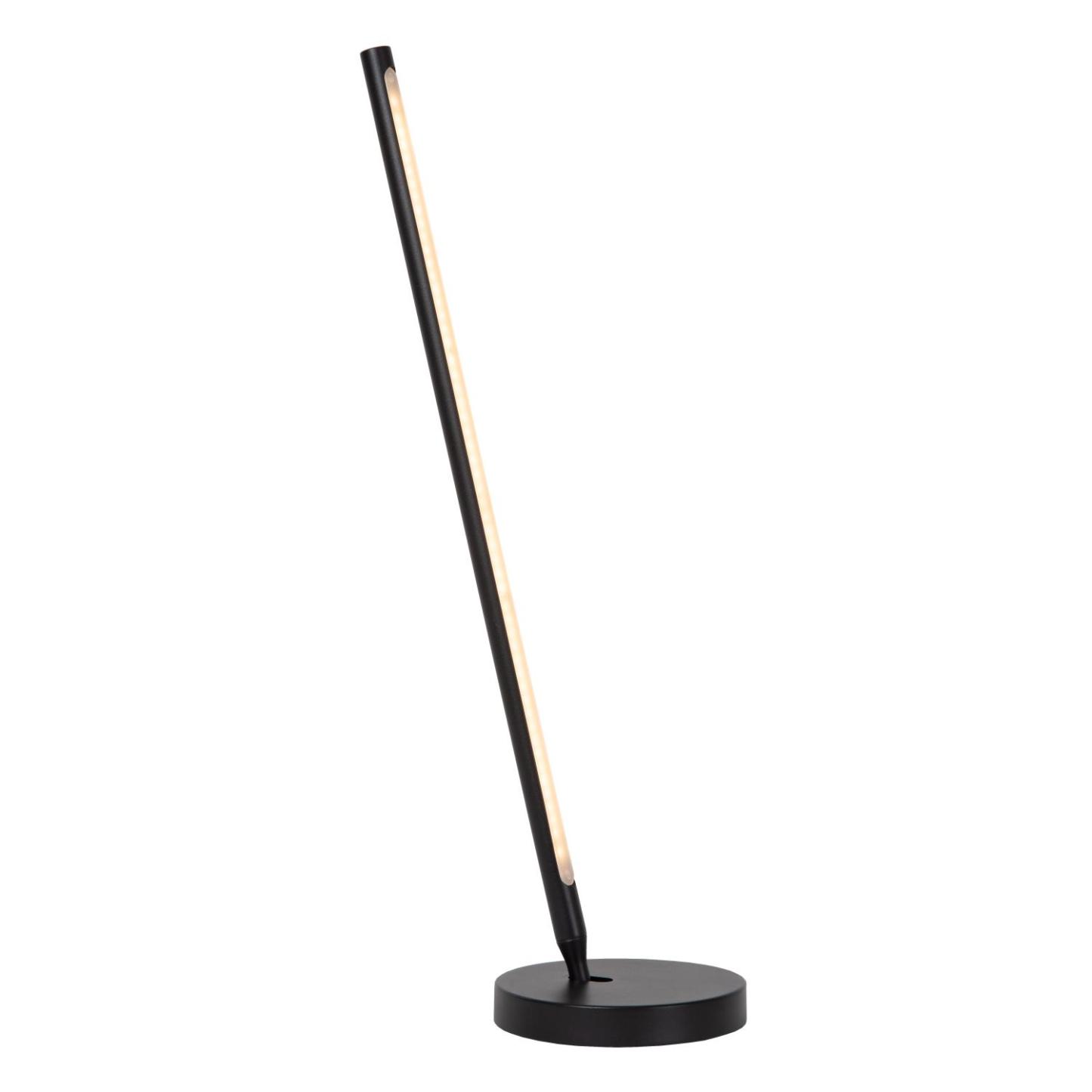 Finan Table Lamp - Matt Black/Opal