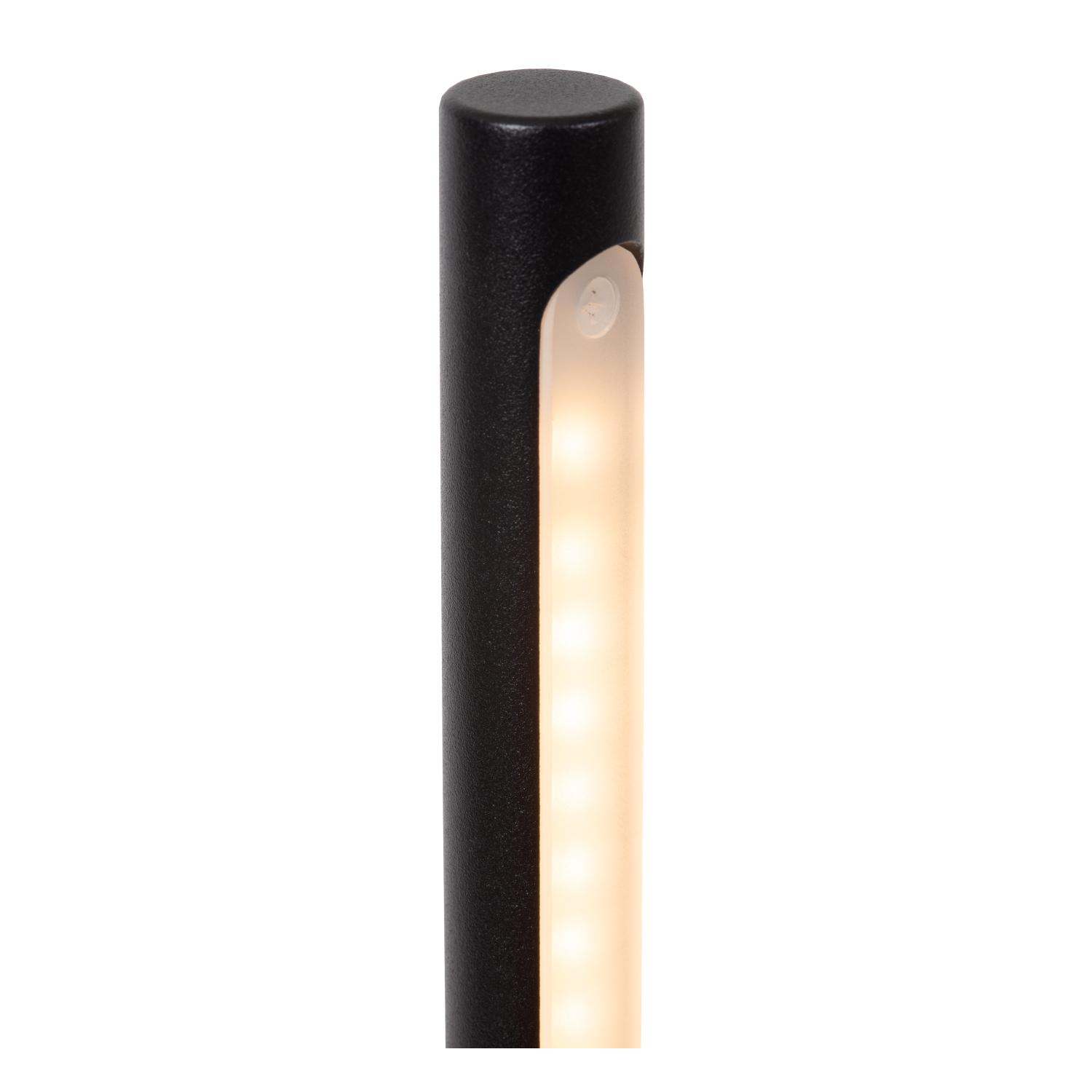 Finan Table Lamp - Matt Black/Opal