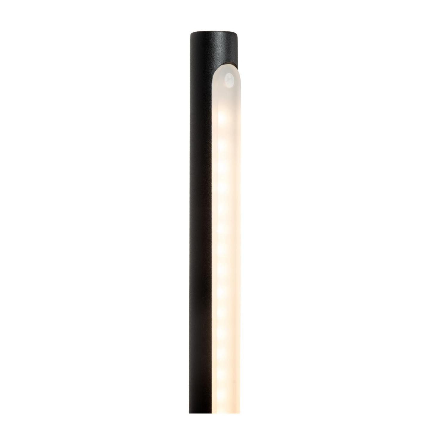 Finan Floor Lamp - Matt Black/Opal