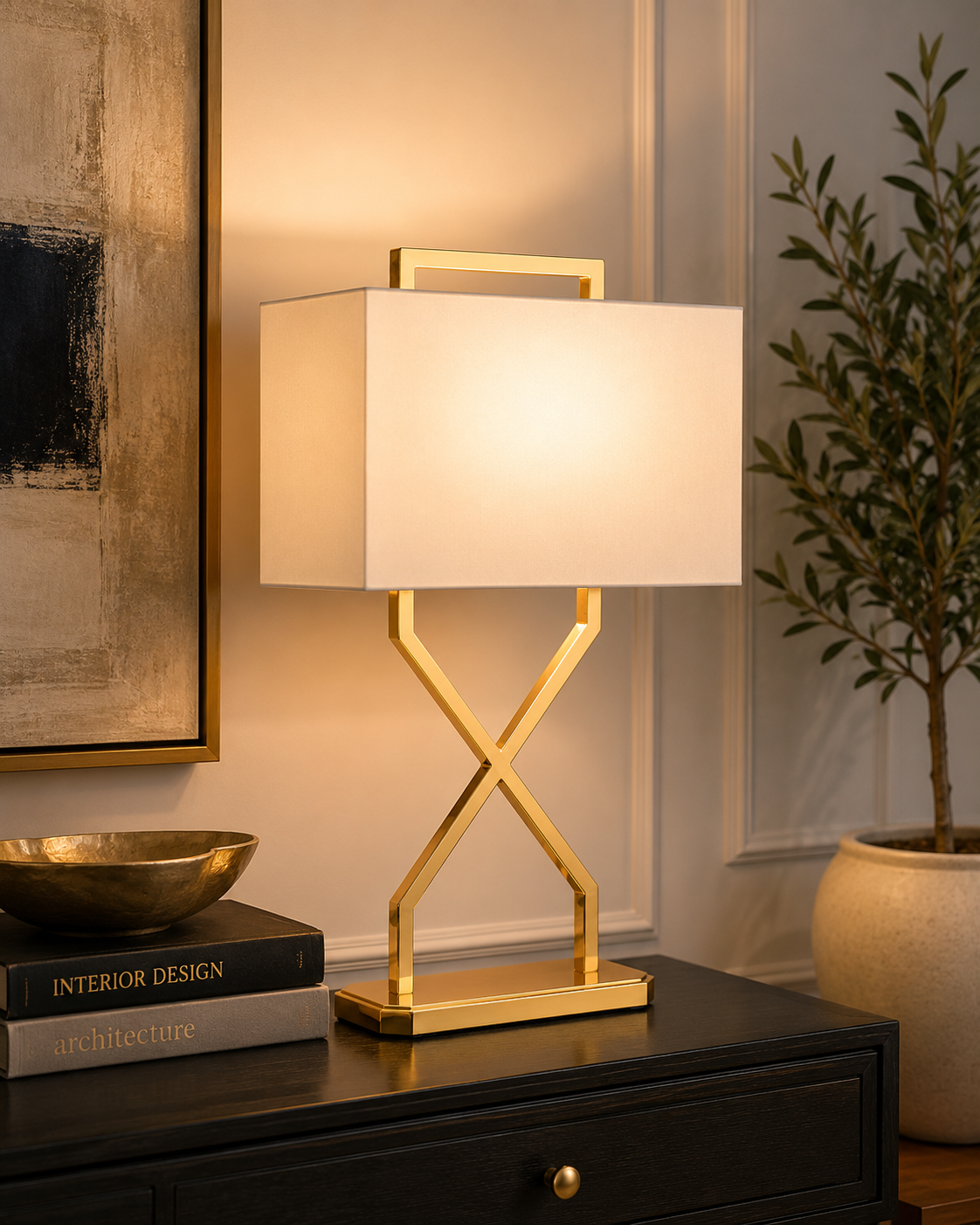 Cross Table Lamp