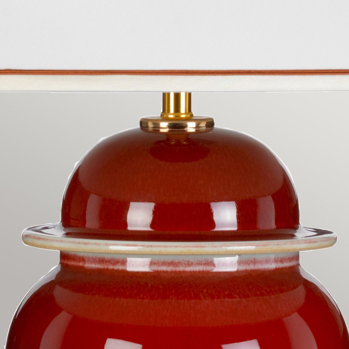 Oxblood Table Lamp