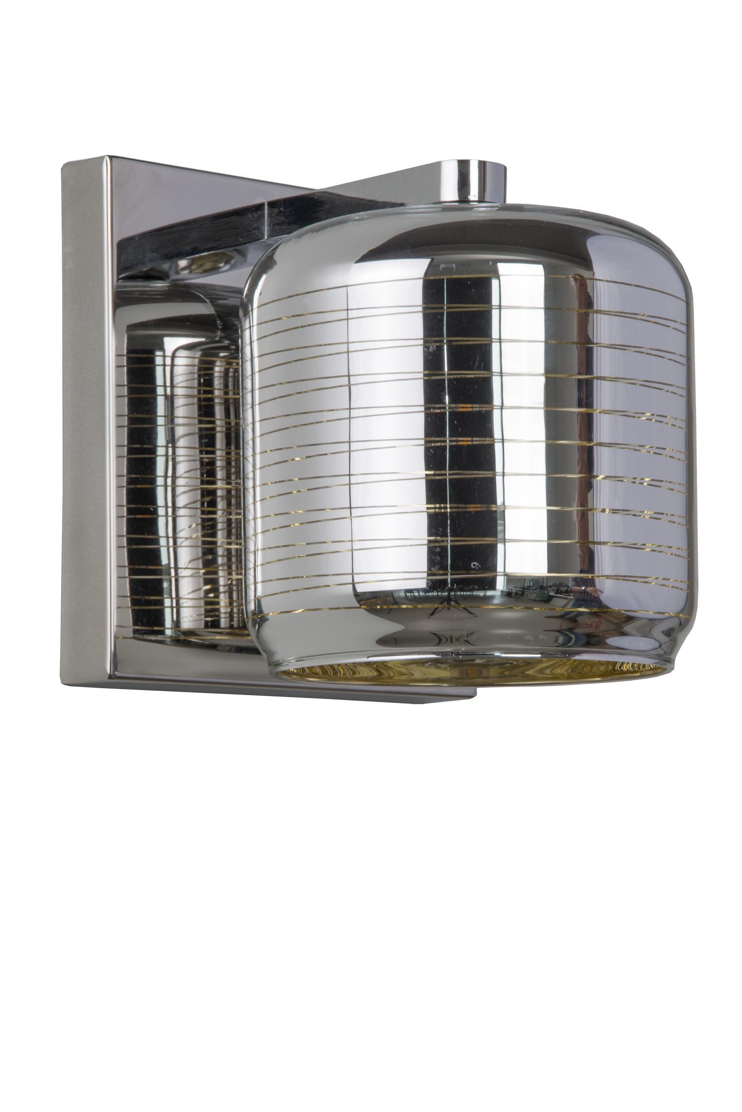 Eryn Wall Lights - Polished Chrome/Smoked Grey