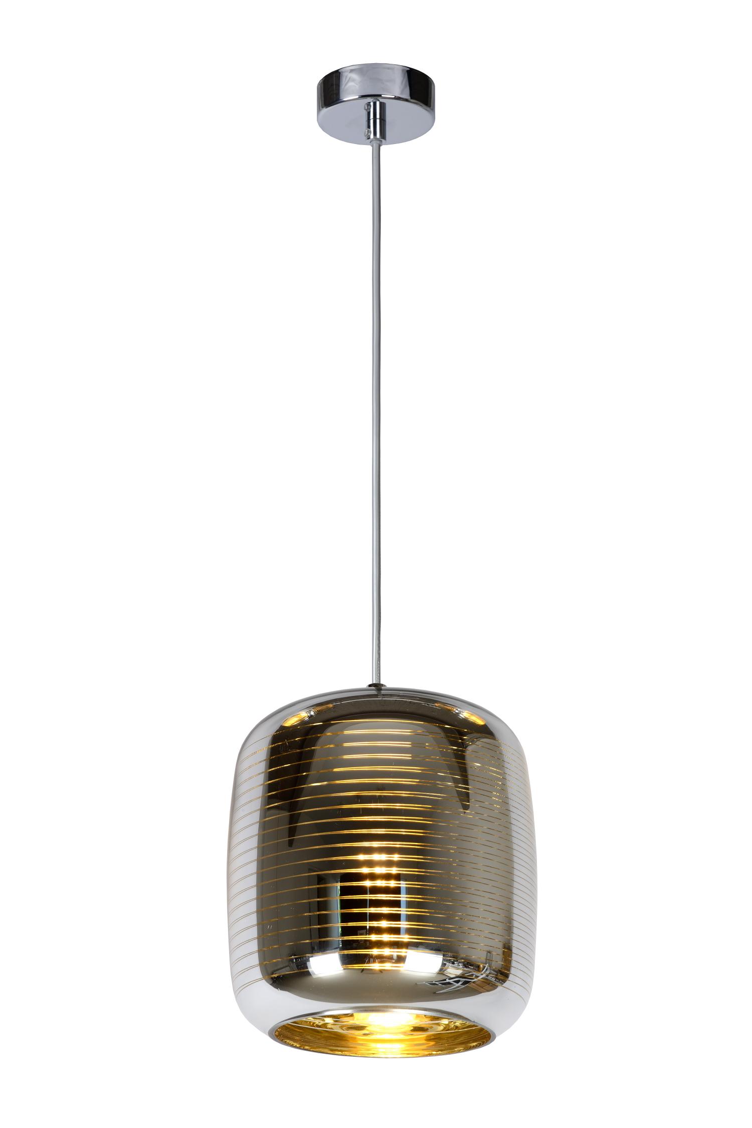 Eryn Ceiling Lights - Polished Chrome/Smoked Grey