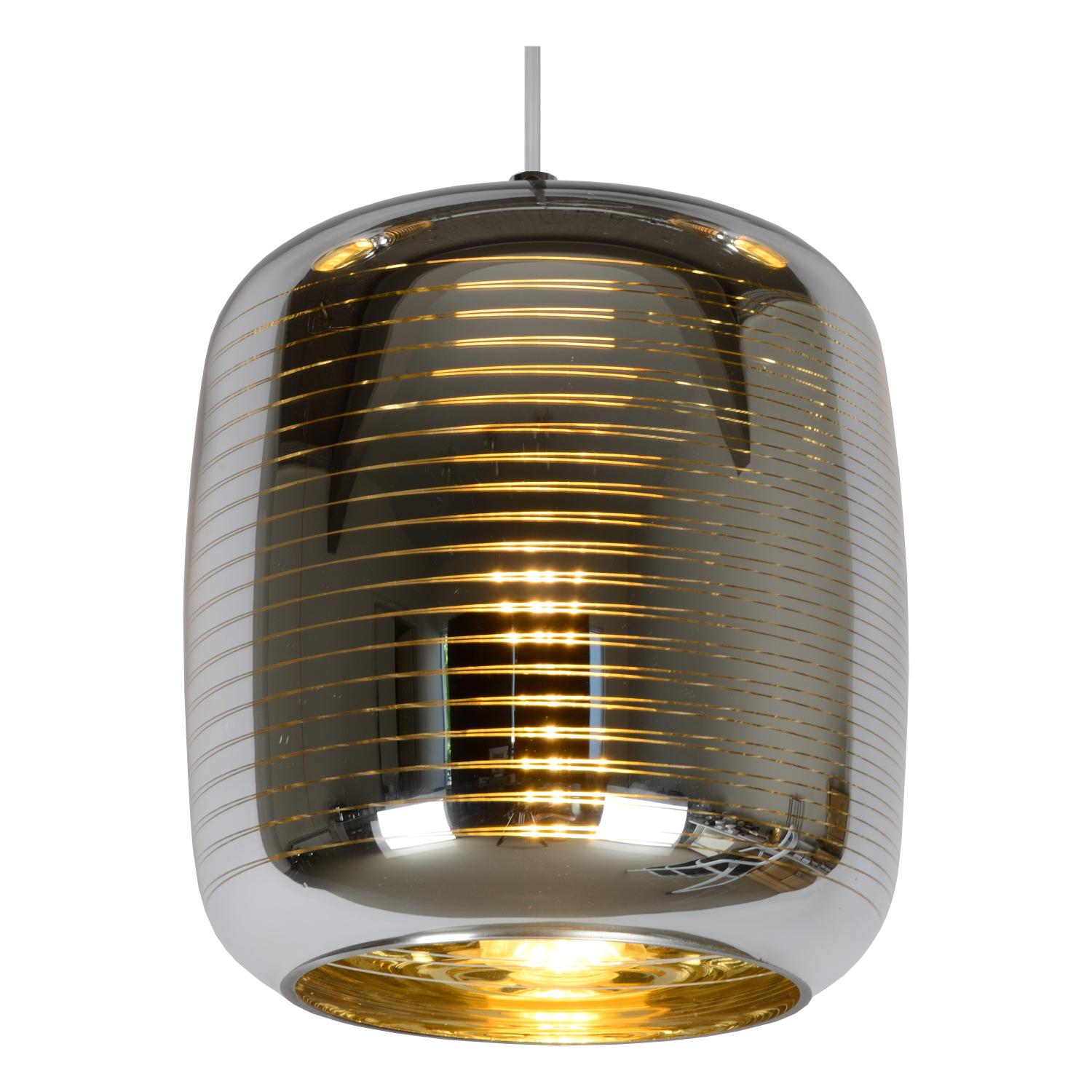 Eryn Ceiling Lights - Polished Chrome/Smoked Grey