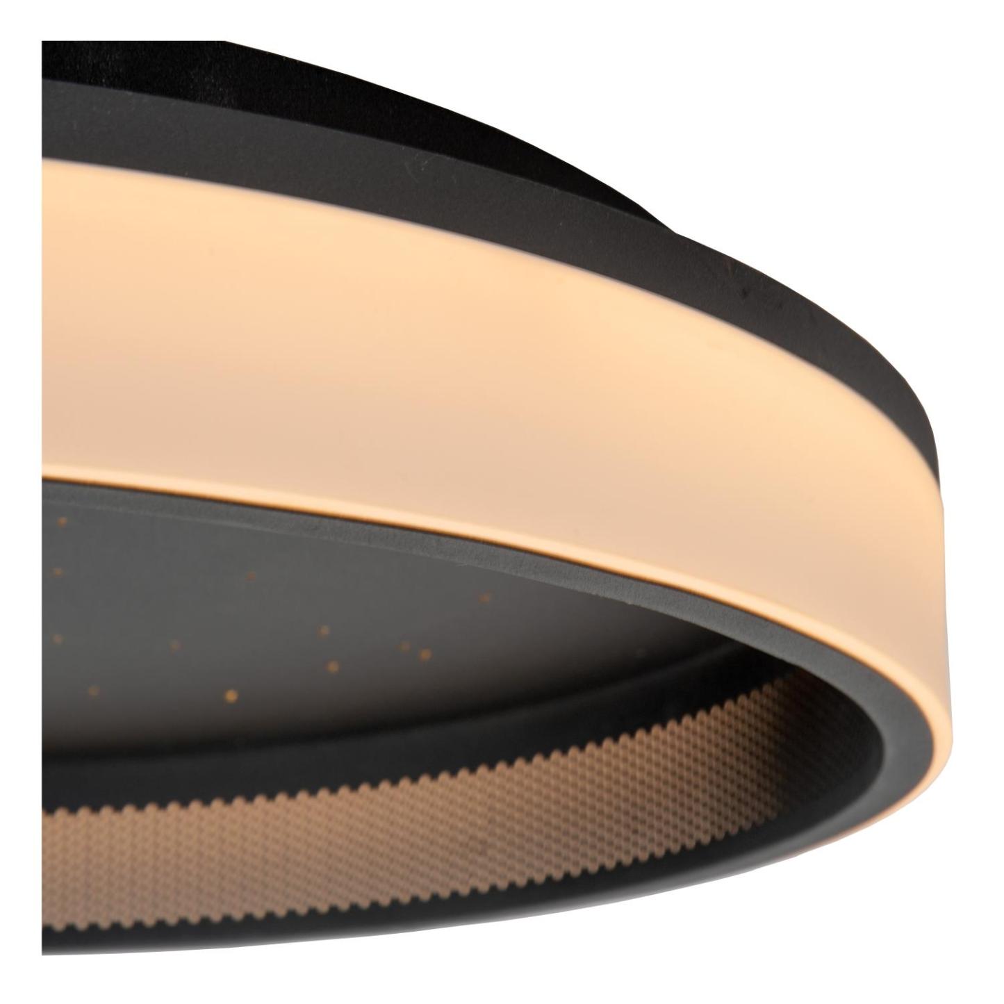 Estreja Ceiling Lights - Matt Black/Opal