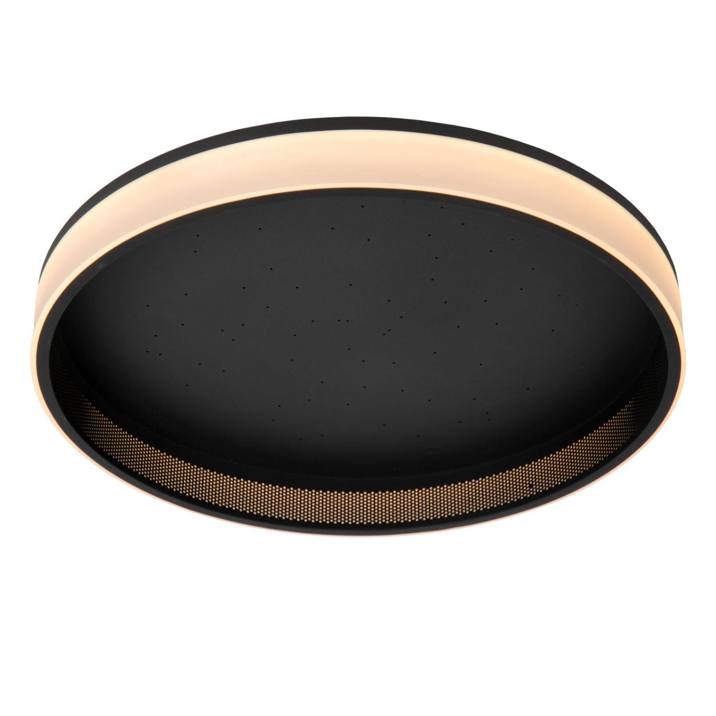 Estreja Ceiling Lights - Matt Black/Opal