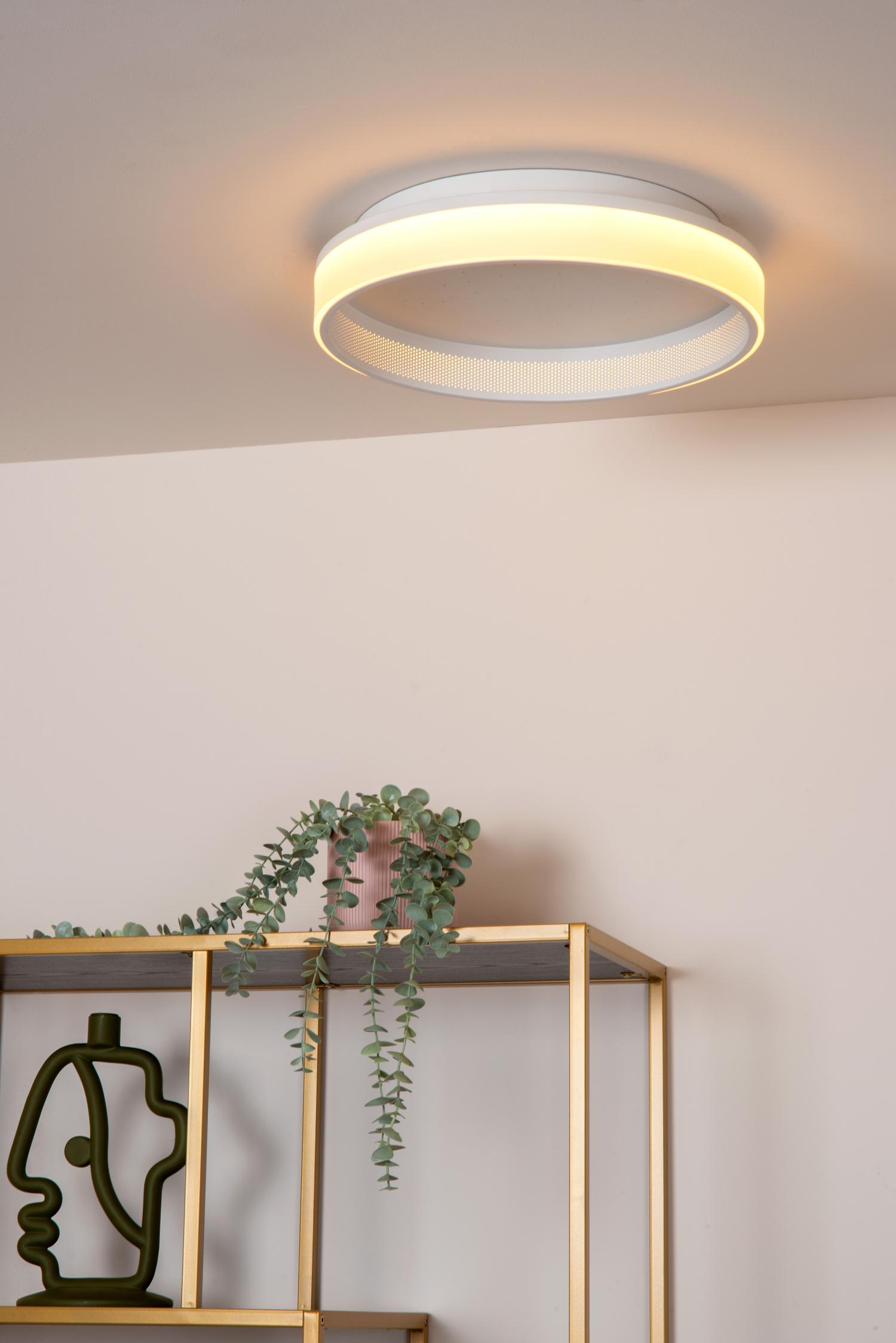 Estreja Ceiling Lights - Matt Black/Opal