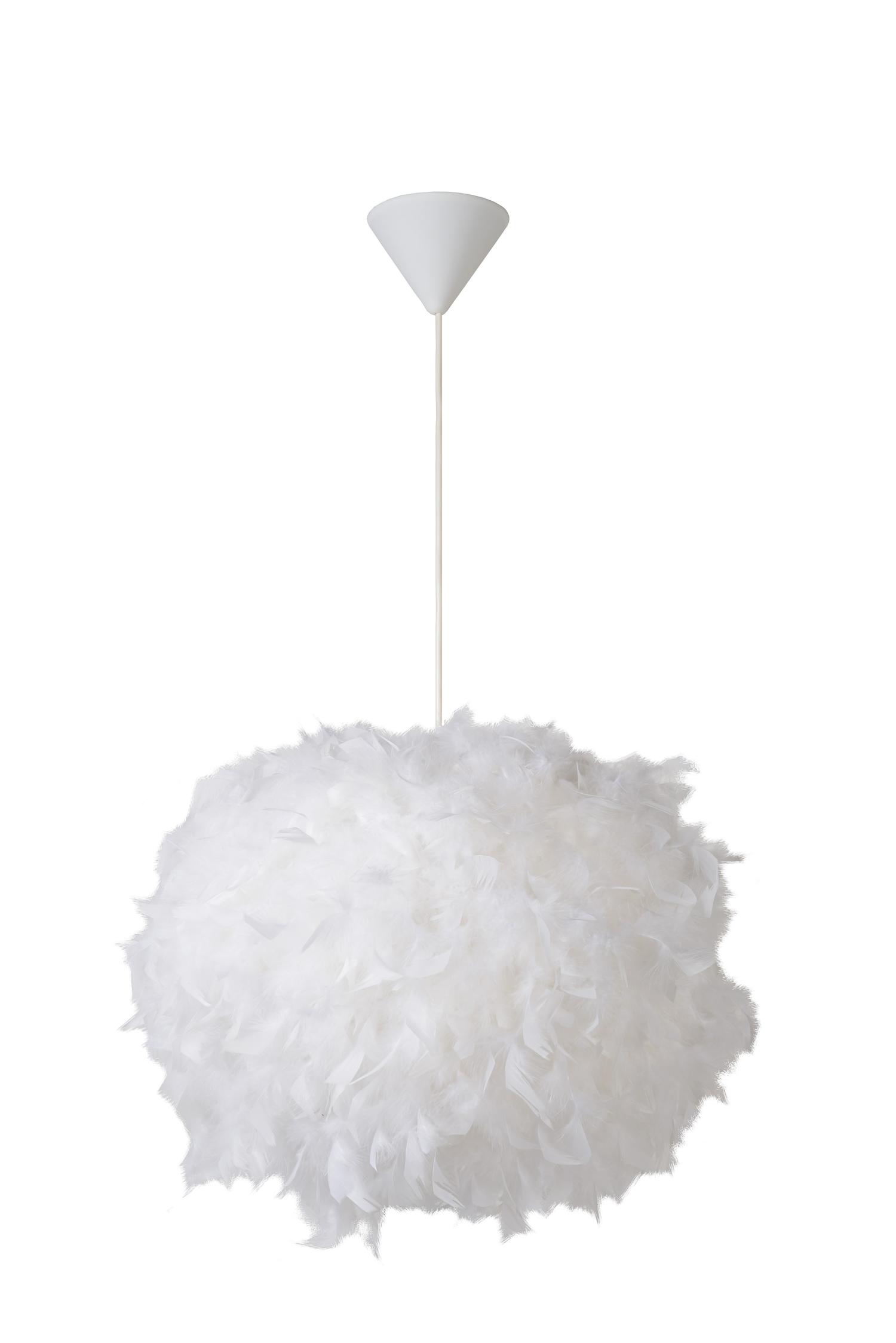 Goosy Ceiling Lights - Matt White/White Feather