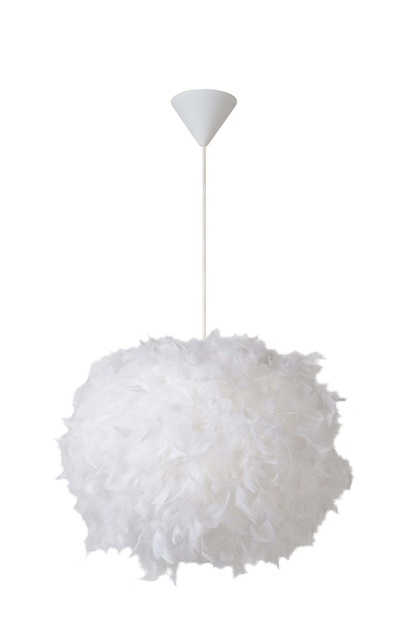 Goosy Ceiling Lights - Matt White/White Feather