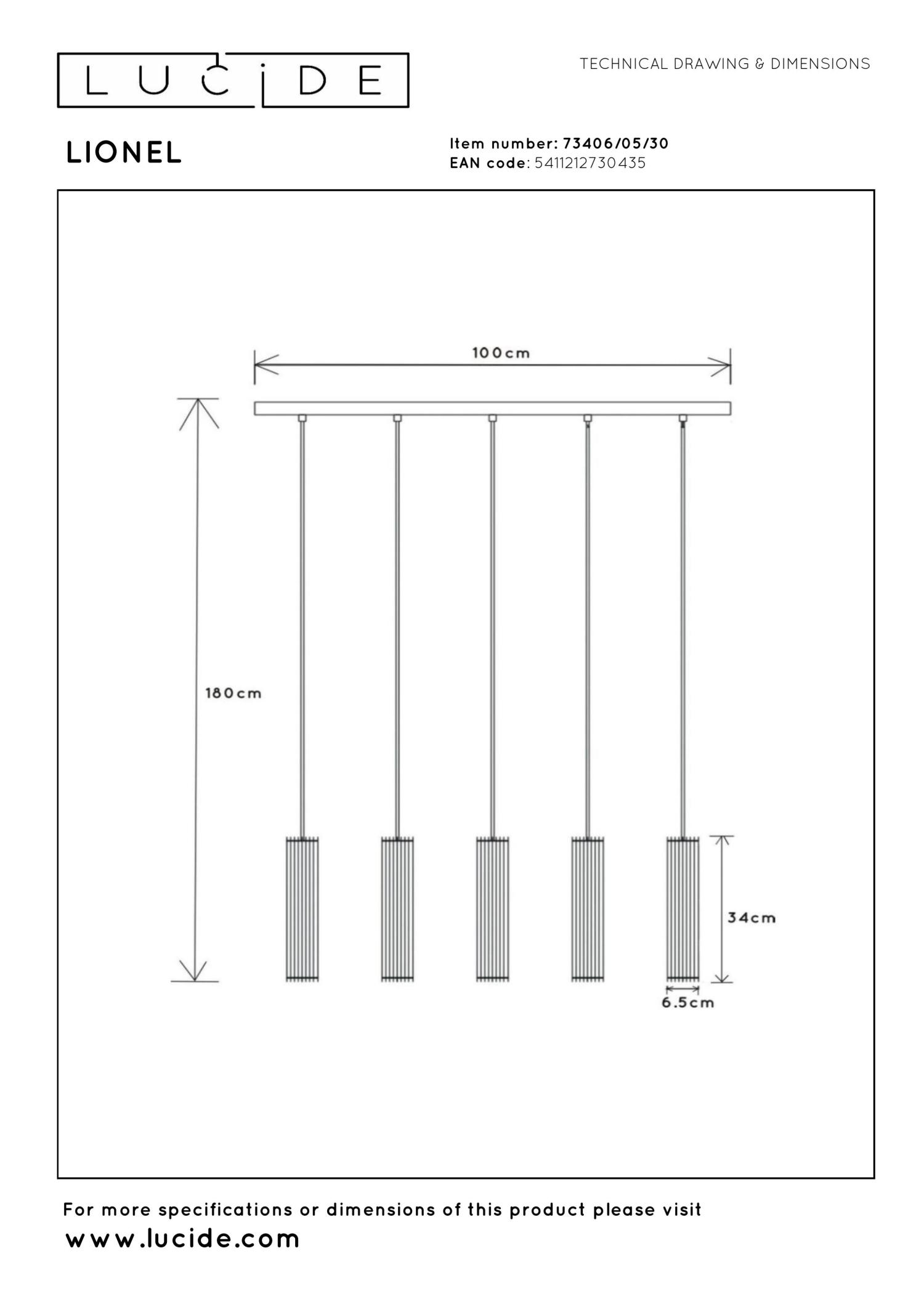 Lionel Ceiling Lights - Matt Black