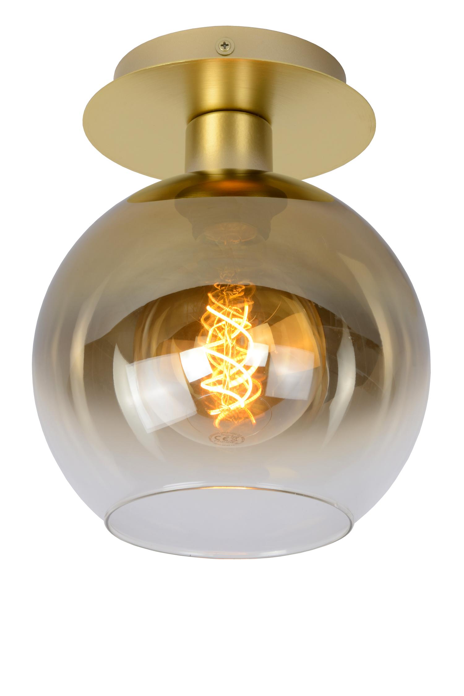 Marius Ceiling Lights - Matt Gold/Smoked Grey