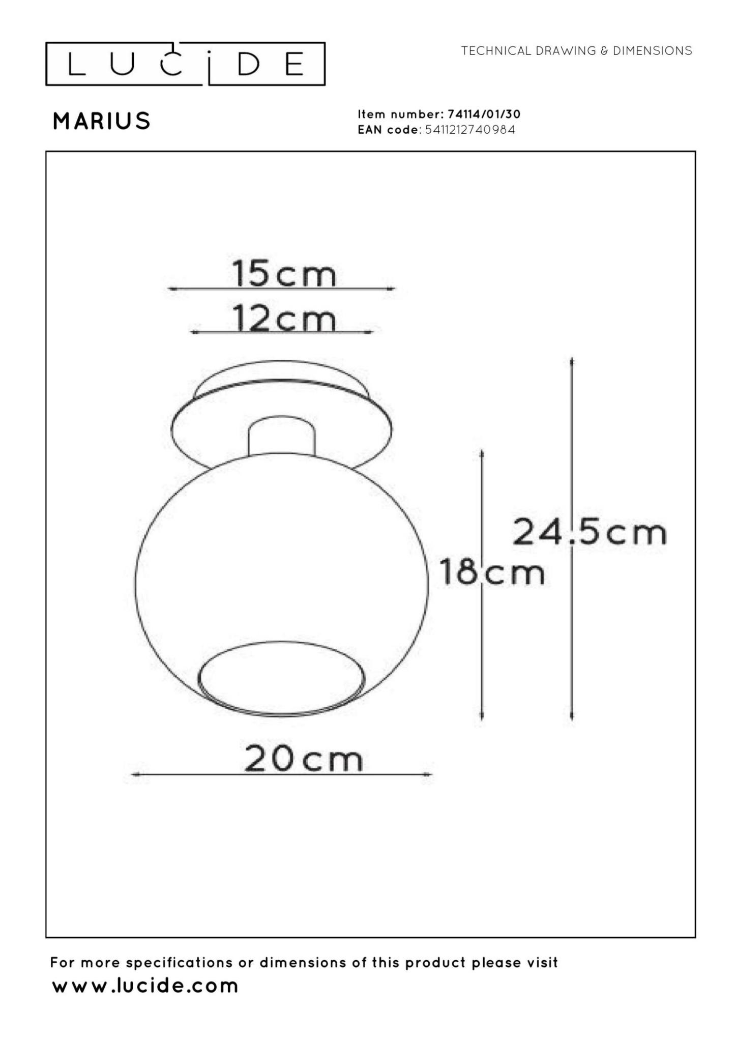 Marius Ceiling Lights - Matt Gold/Smoked Grey