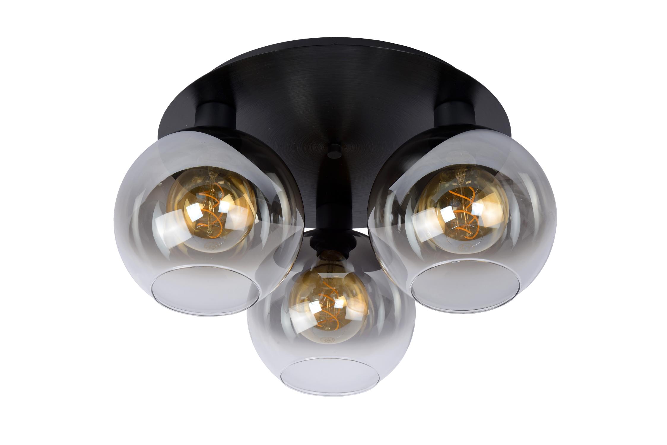 Marius Ceiling Lights - Matt Gold/Smoked Grey