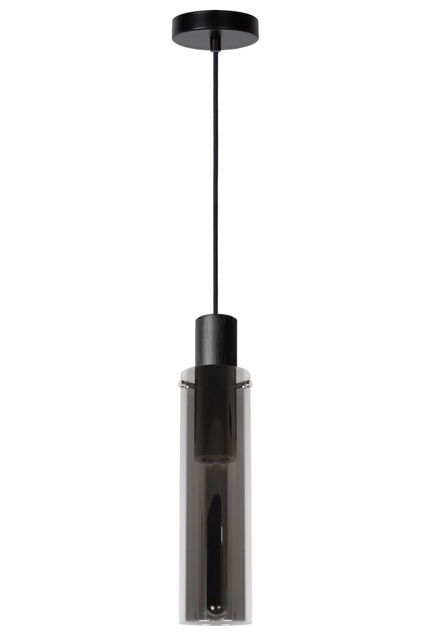 Orlando Ceiling Lights - Matt Black/Smoked Grey